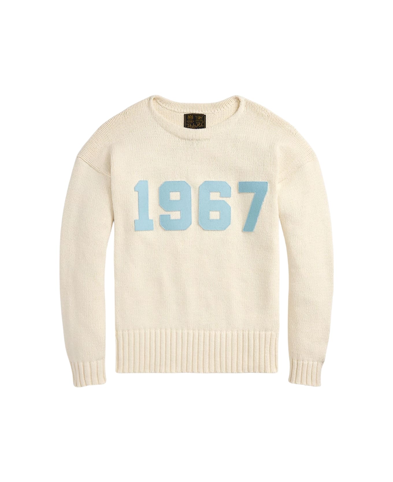 Polo Ralph Lauren Crew Neck Sweater - Cream Combo ニットウェア