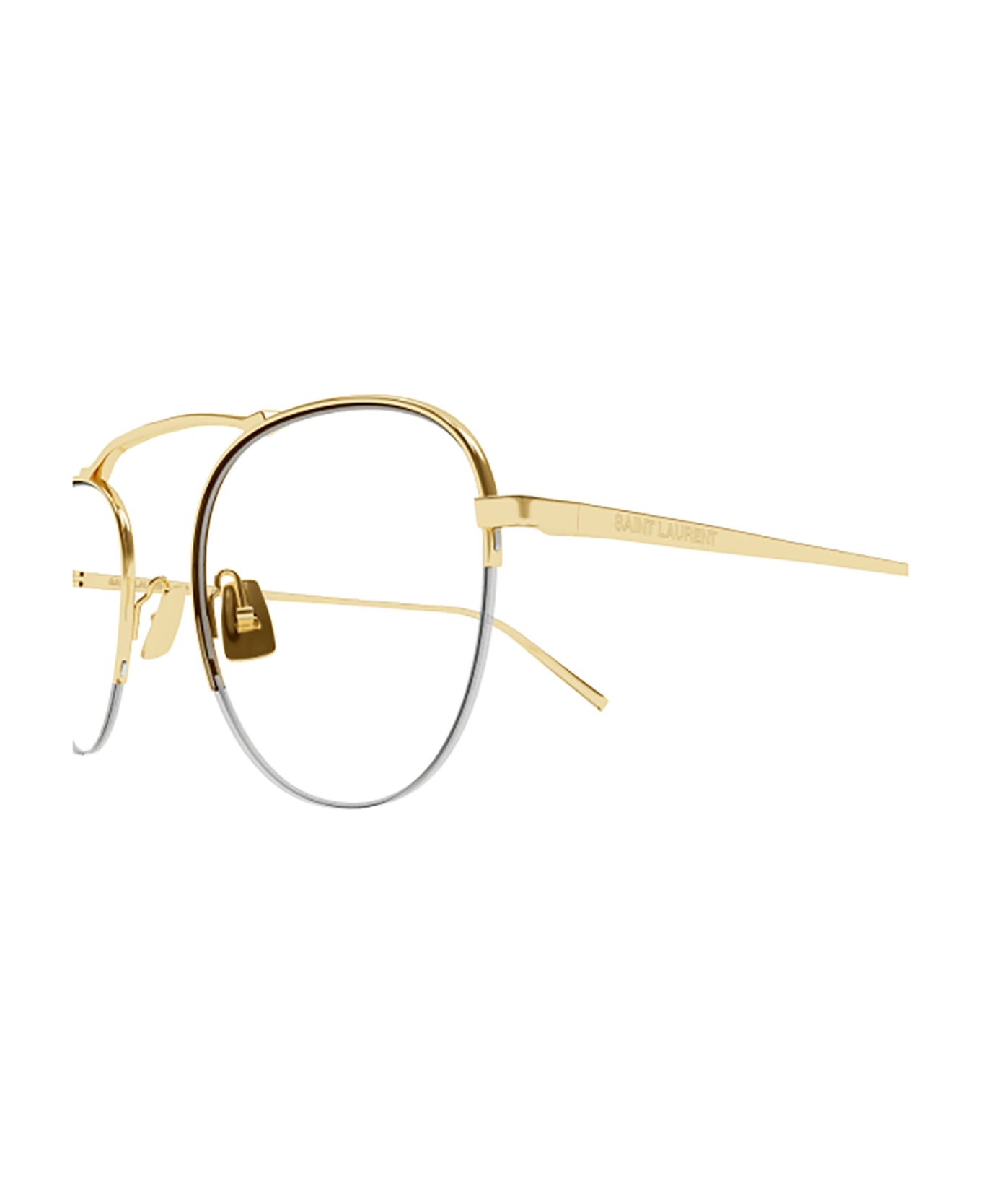 Saint Laurent Eyewear SL 576 Eyewear - Gold Gold Transparent