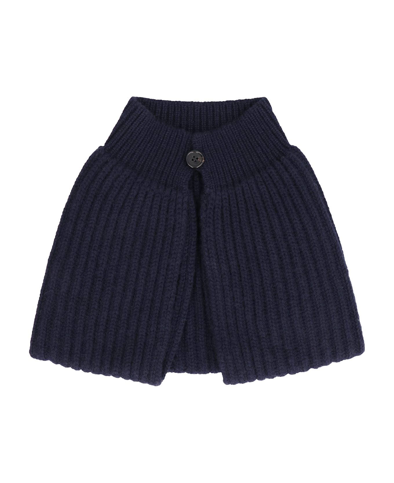 Malo Knitted Collar - blue