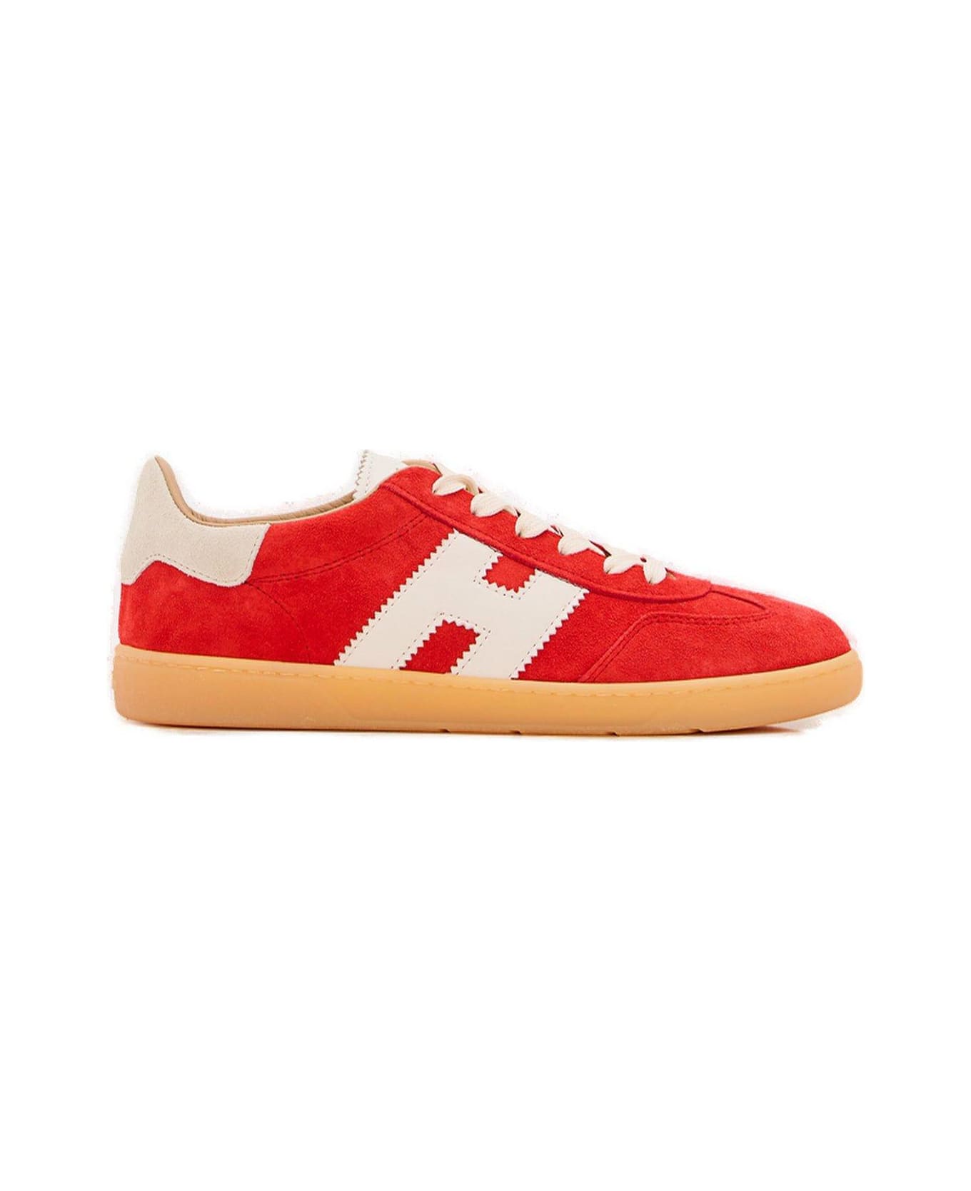 Hogan Cool Panelled Low-top Sneakers - Rosso
