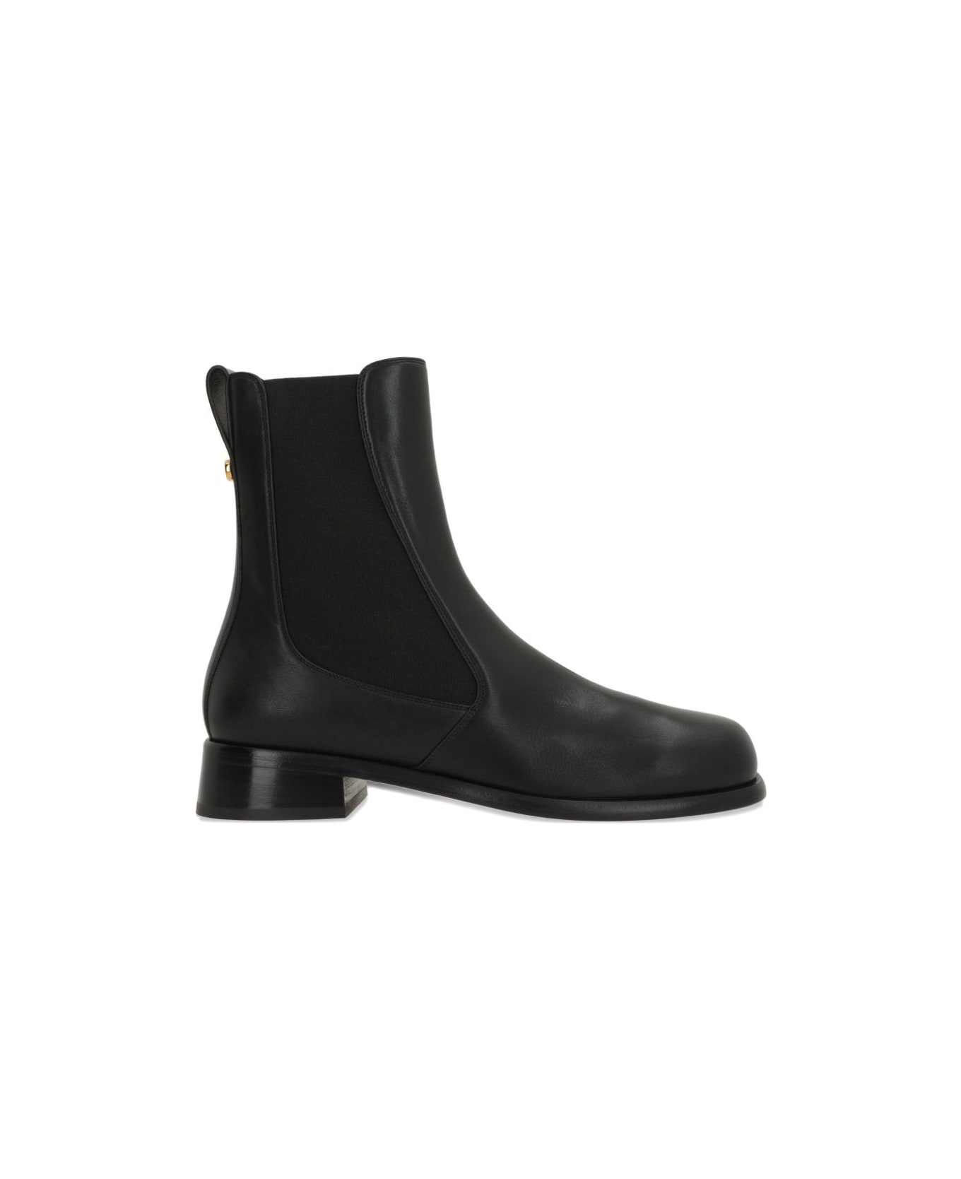 Sergio Rossi Leather Chelsea Boots - Black
