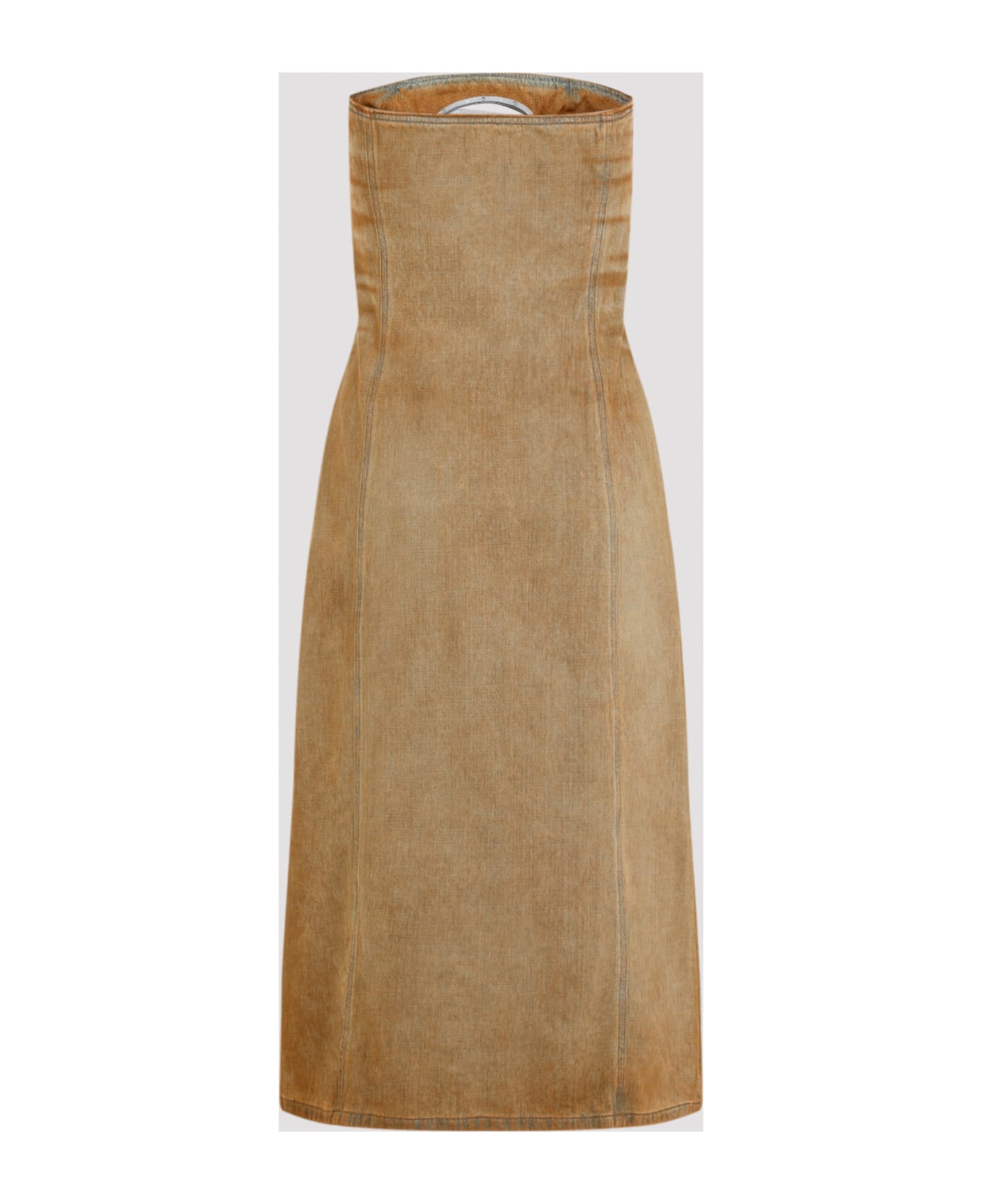 Diesel De-vildress-fsf Midi Dress - Denim