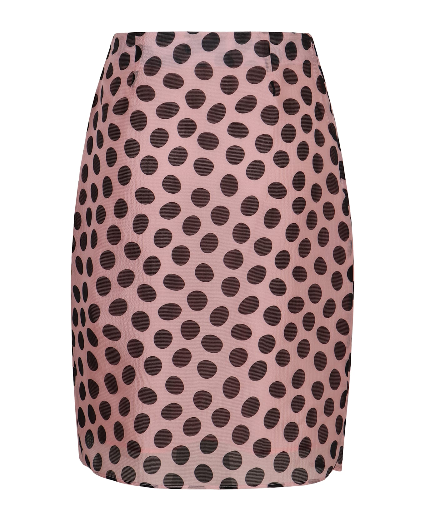 Nina Ricci Printed Silk Skirt - PINK