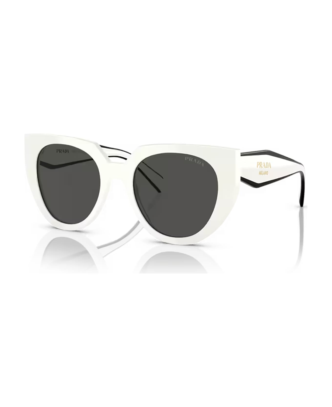 Prada Eyewear Pr 14ws Talc Sunglasses - Talc サングラス