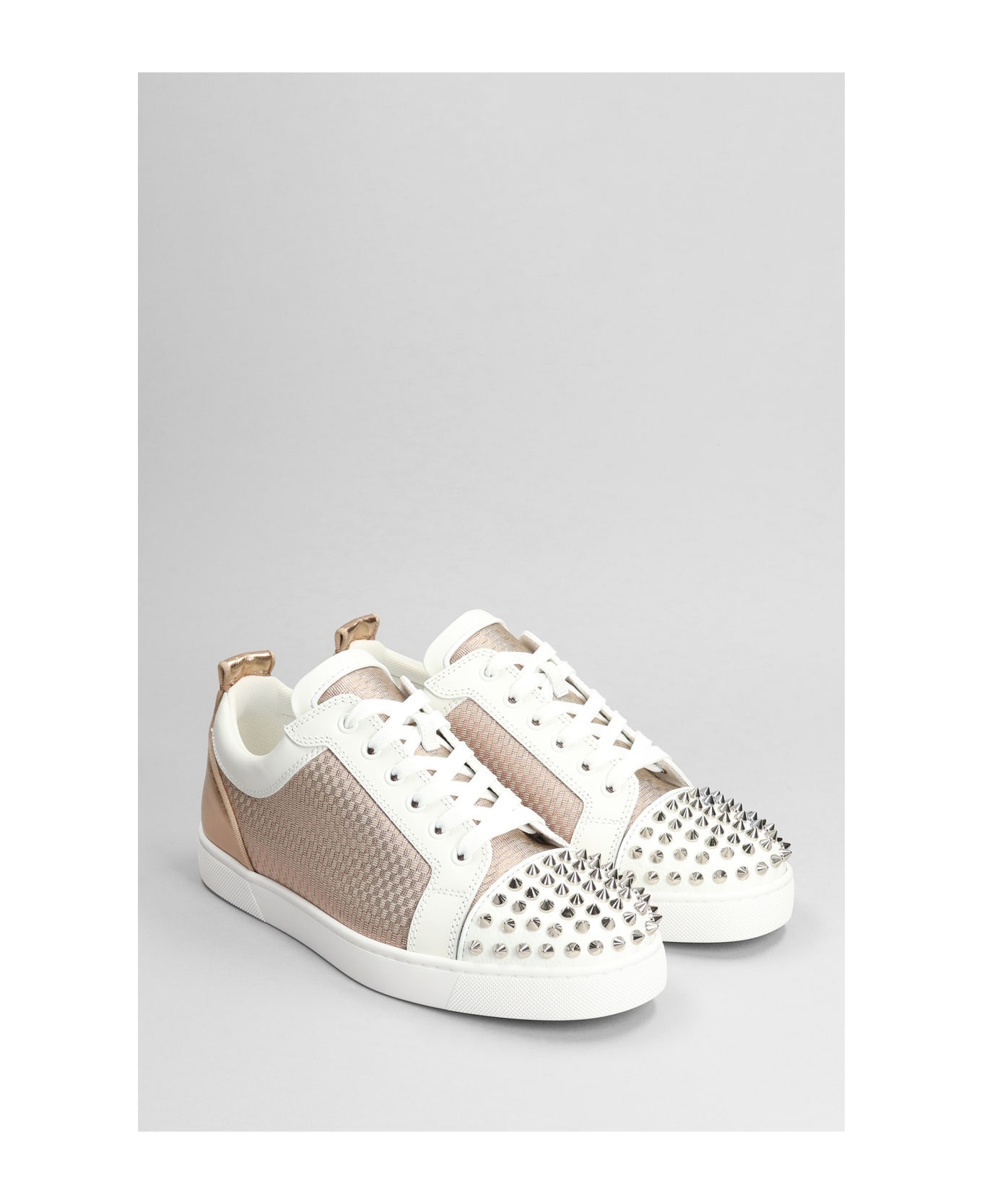 Christian Louboutin Varsijunior Spikes Sneakers - white