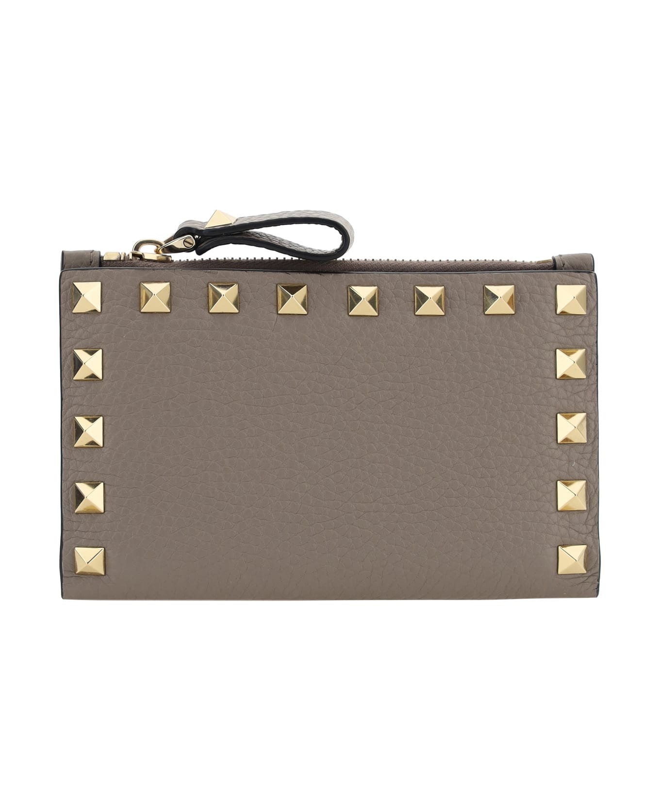 Valentino Garavani Rockstud Wallet - Moon Taupe