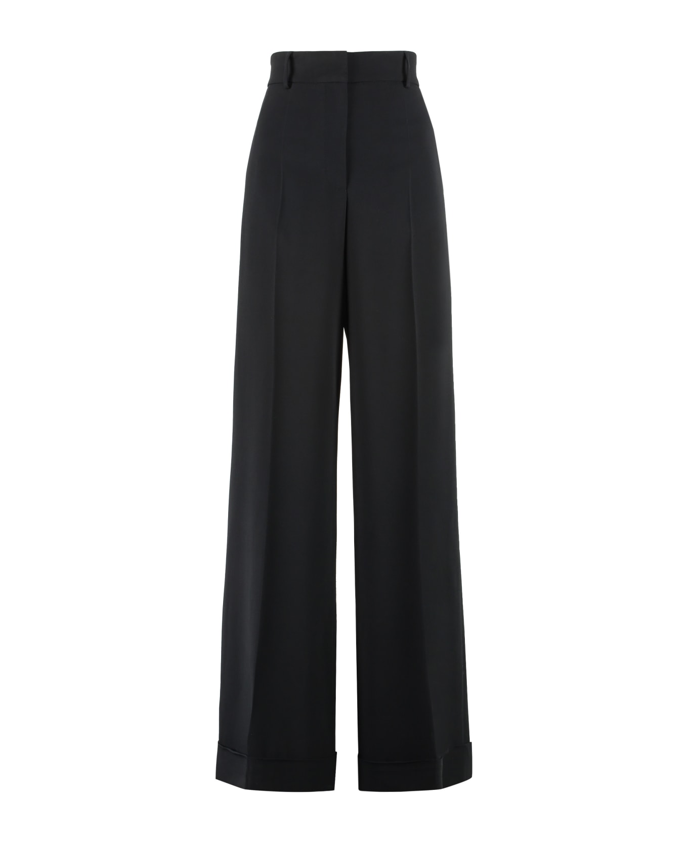 Moschino High-waist Wide-leg Trousers - black