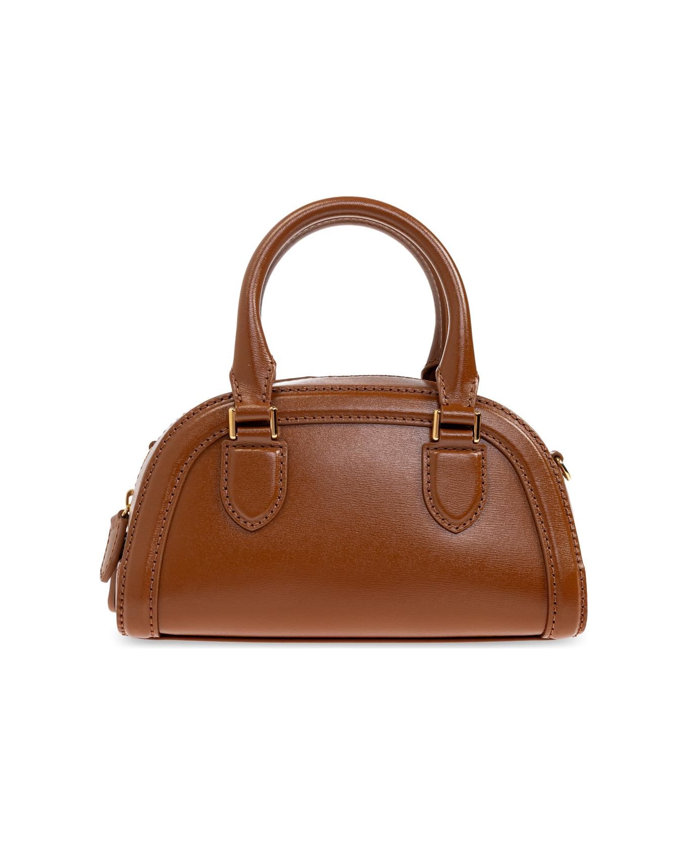 Alexander McQueen Handbag 
birdee Boston Mini
 - BROWN