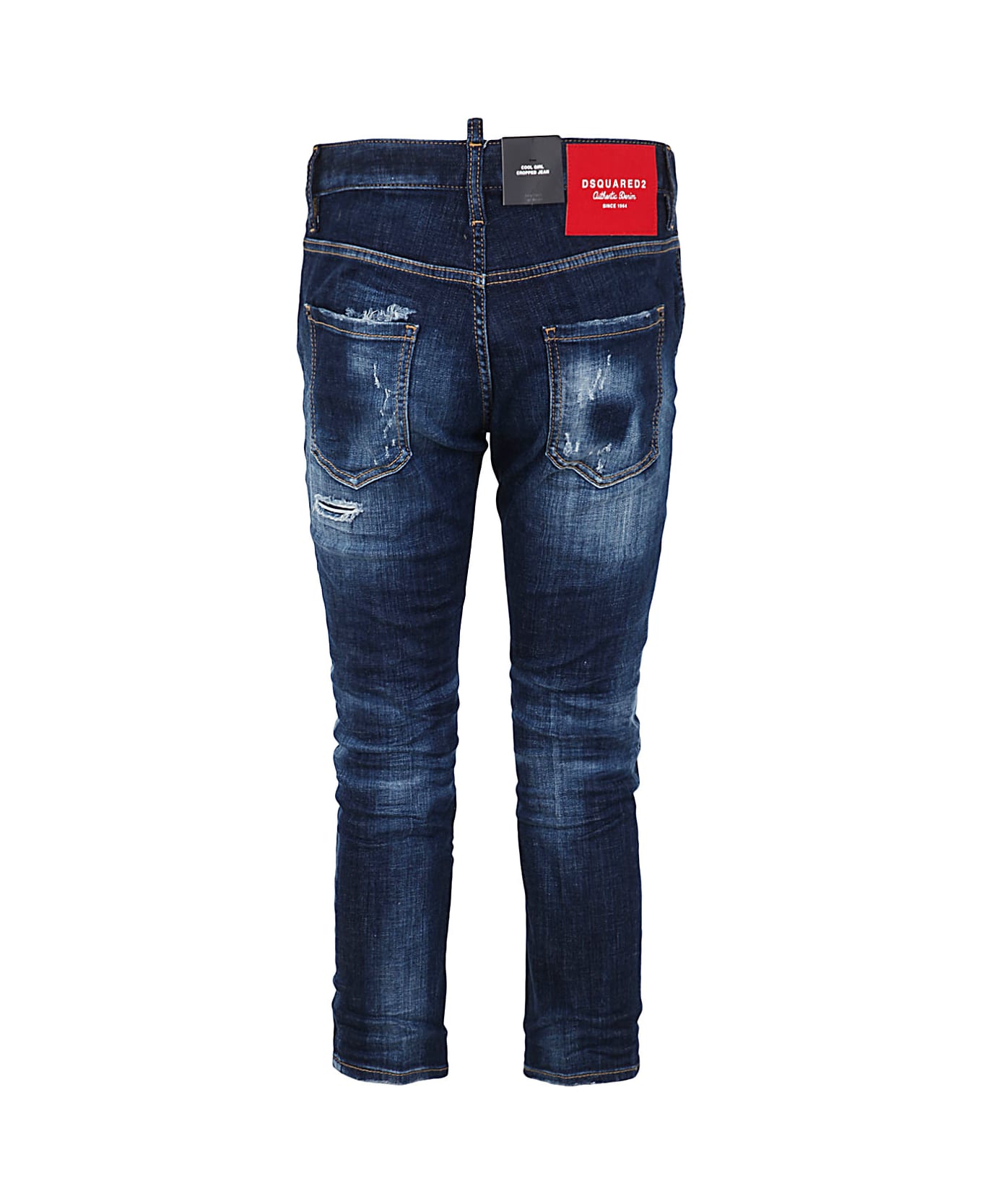 Dsquared2 Rip Detail Jeans - Navy Blue