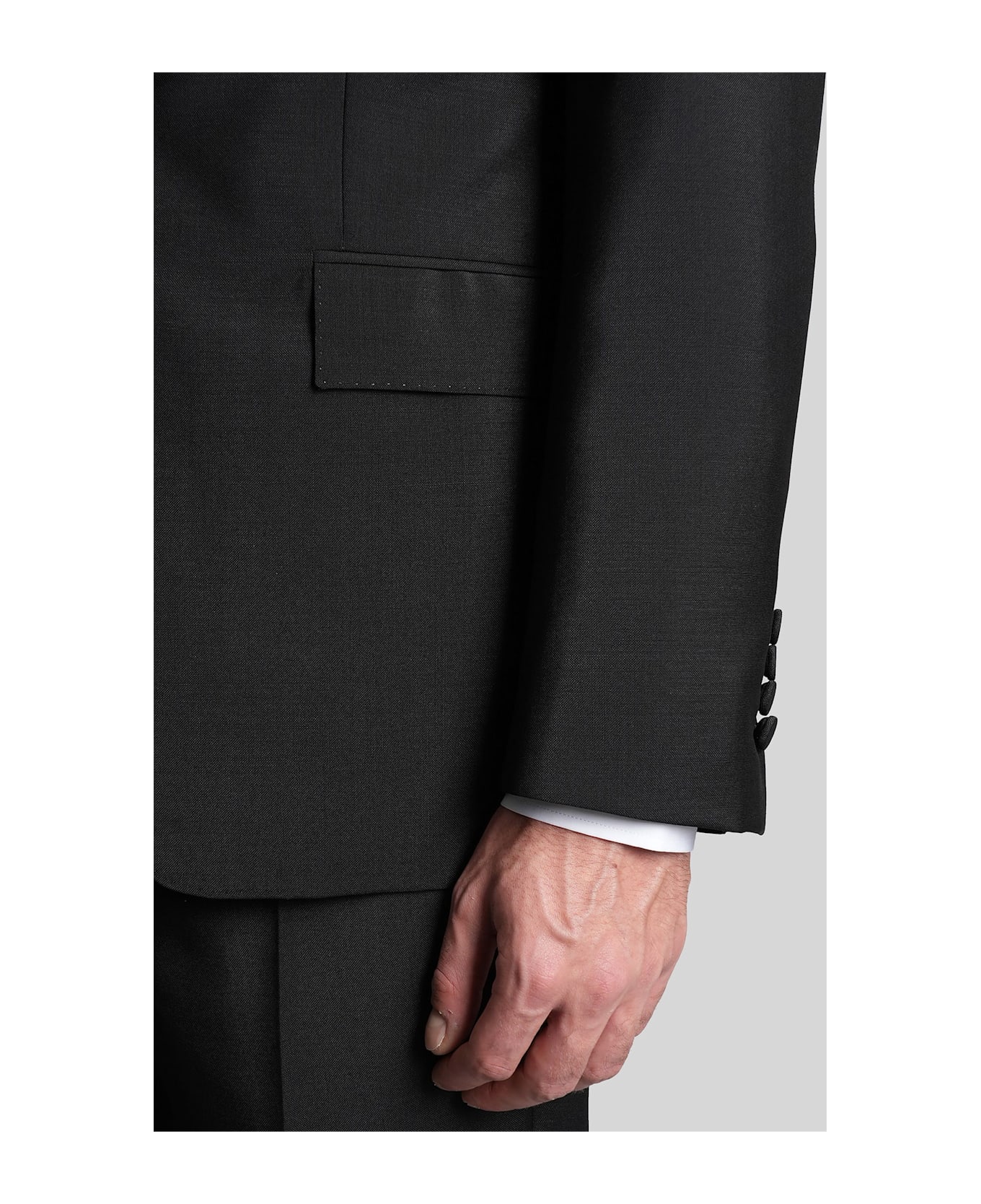 Givenchy Blazer In Black Wool - black