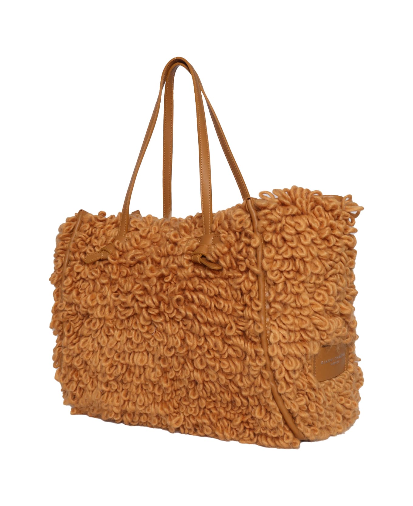 Gianni Chiarini Synthetic And Fabric Bag - CAMEL