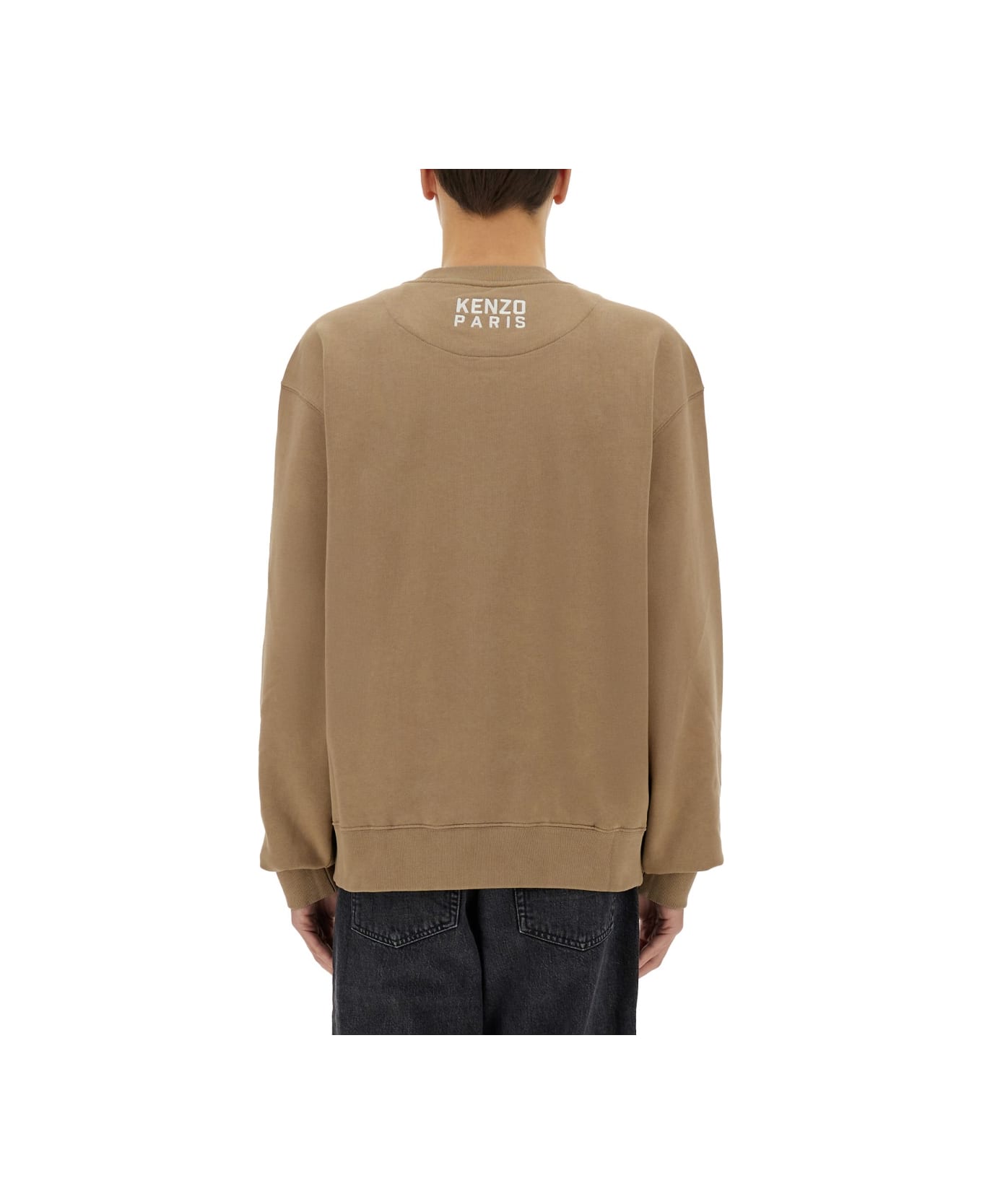 Kenzo 
happy Tiger
 Sweatshirt - BEIGE