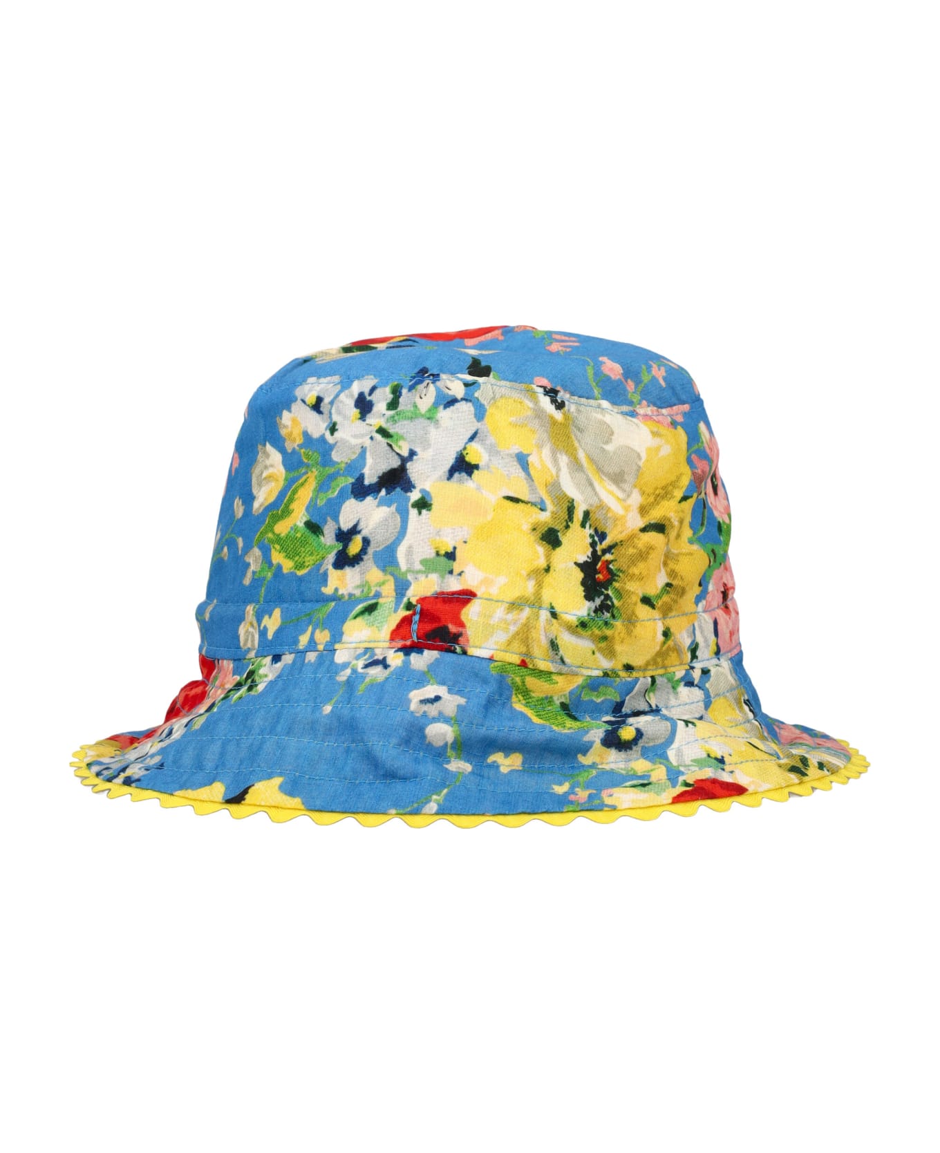 Zimmermann Bucket Hat - YELLOW FLORAL