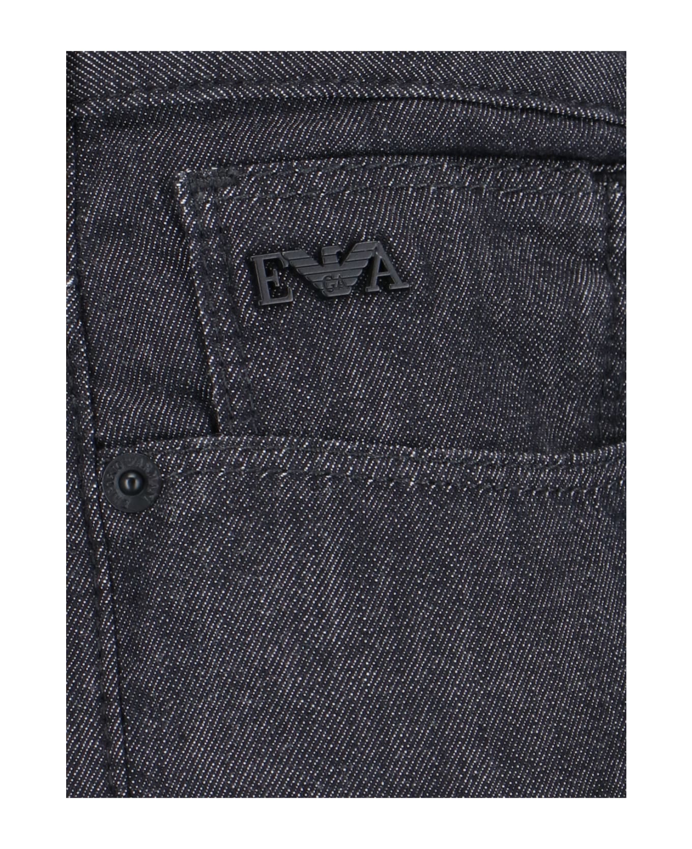 Emporio Armani Slim Jeans - Black  