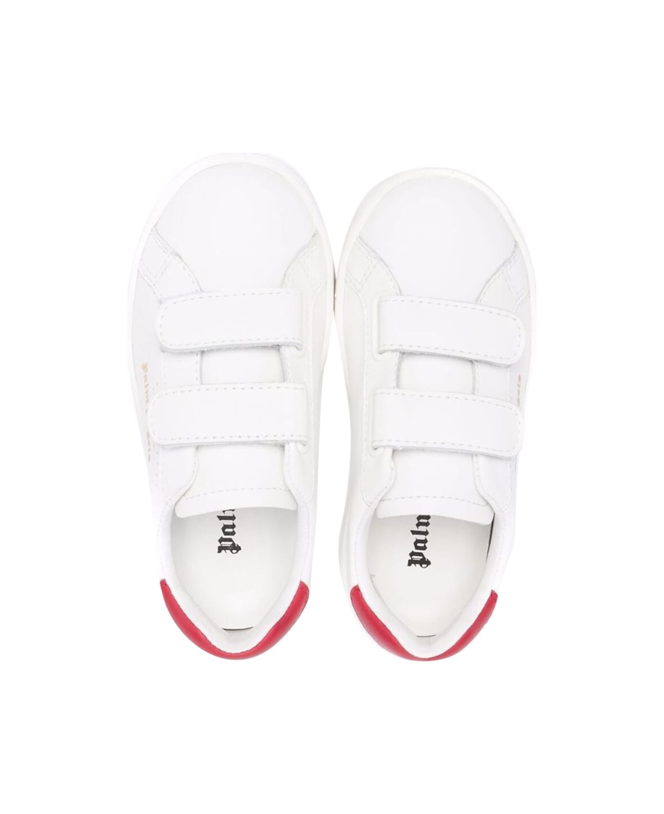 Palm Angels Strap Tennis Sneaker Calf Leather - WHITE