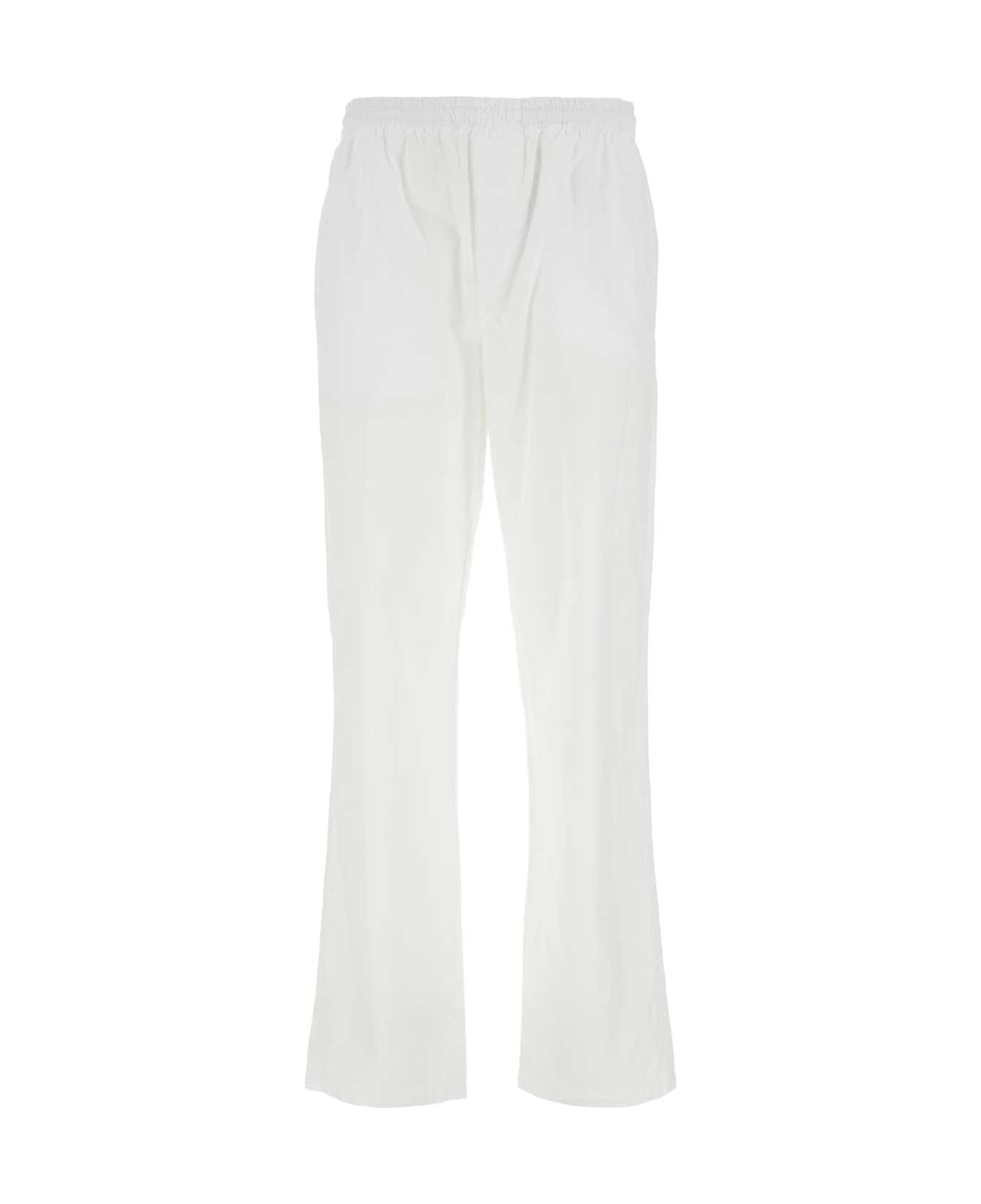 Aspesi White Cotton Pant - 85072