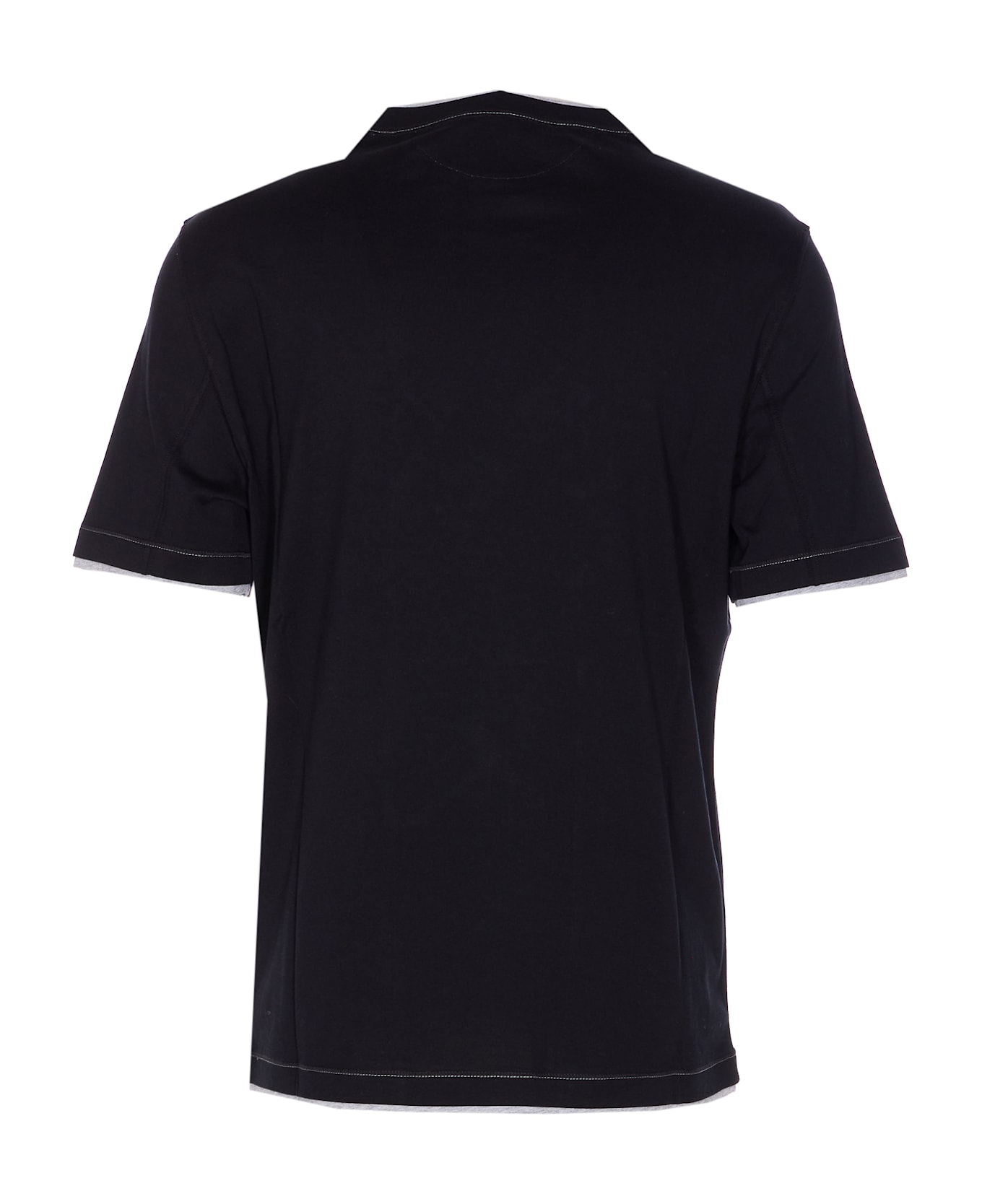 Brunello Cucinelli Logo T-shirt - Black