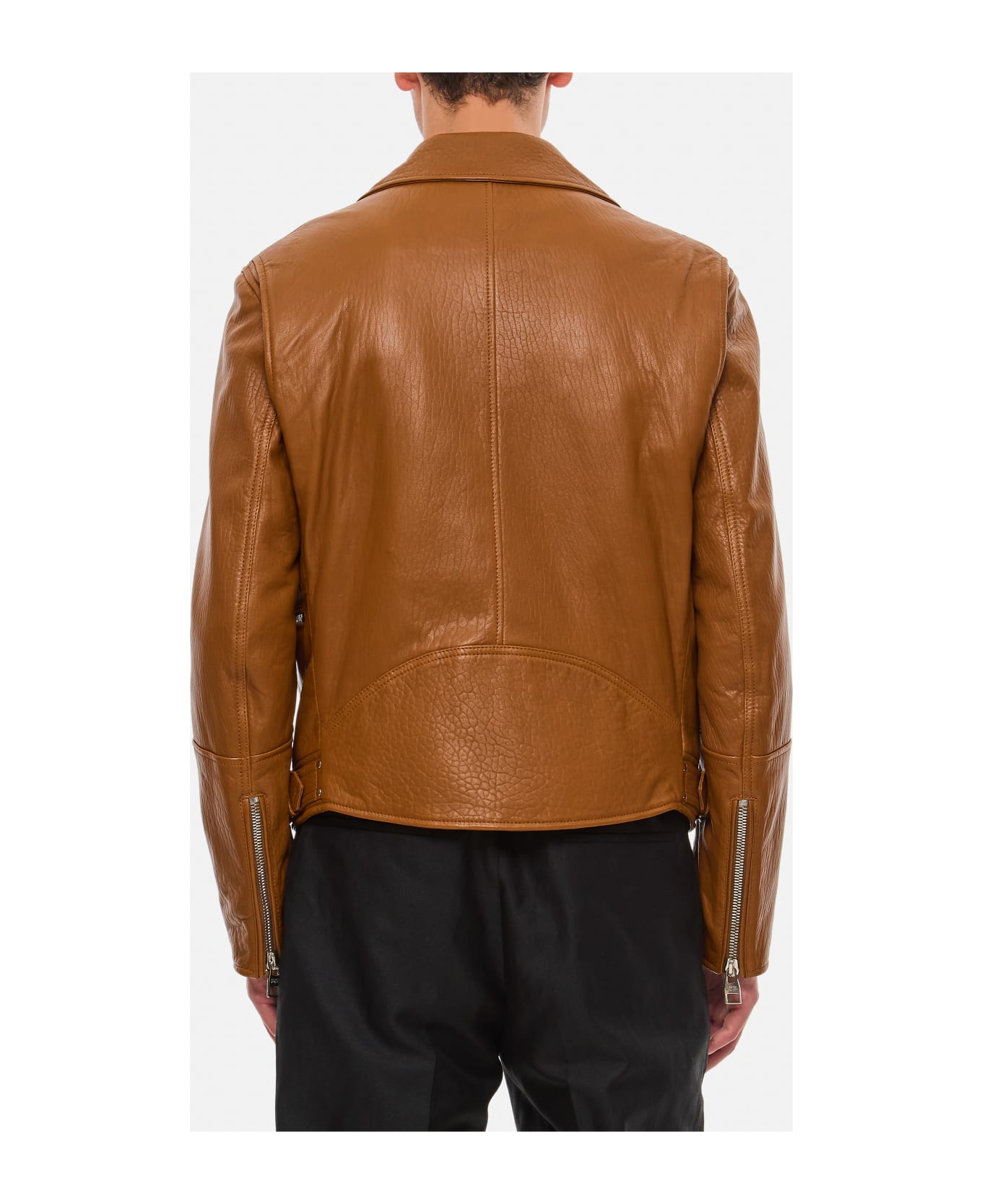 Alexander McQueen Leather Jacket - Tobacco ブレザー