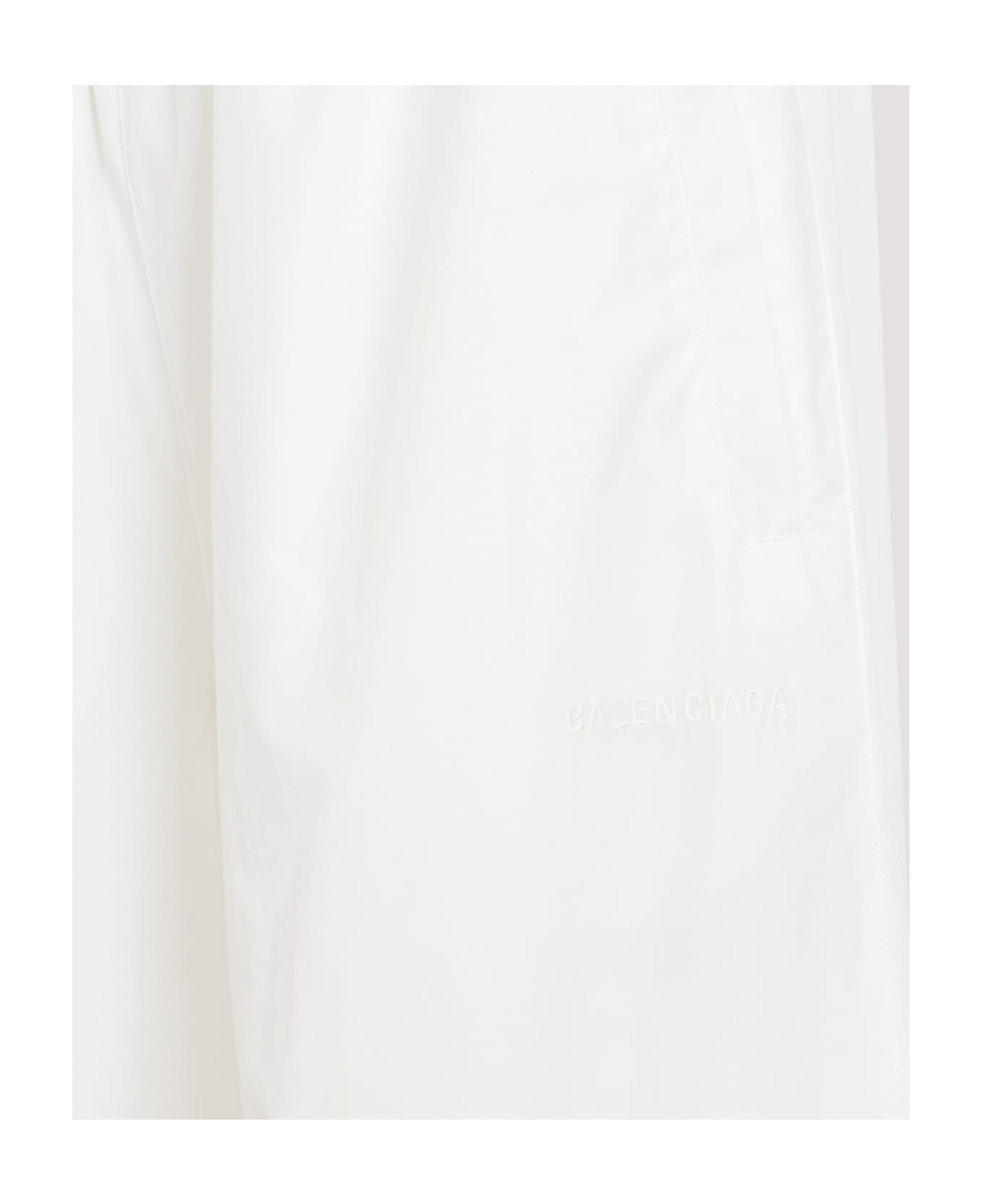 Balenciaga Medium Fit Tracksuit Pants - White