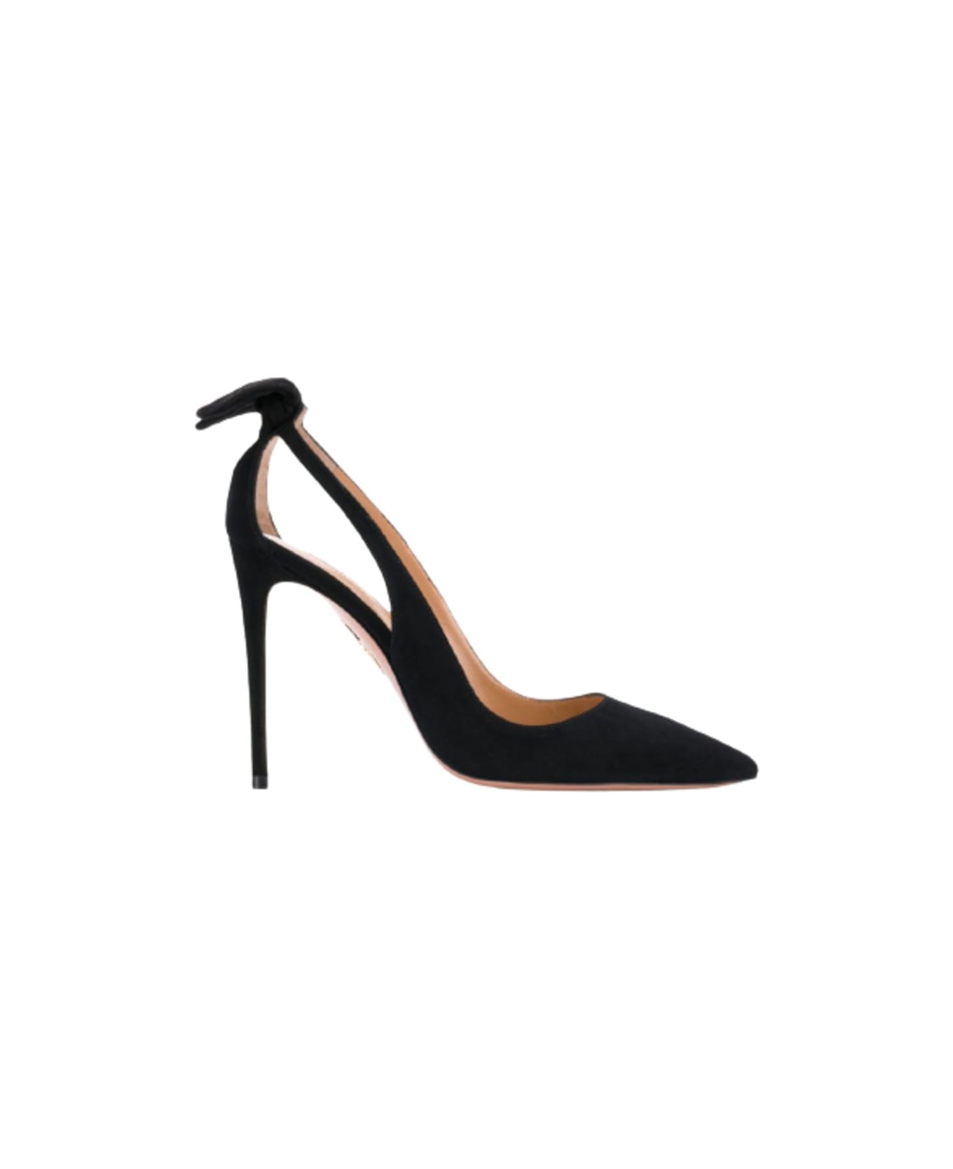 Aquazzura Black Suede Pumps - Black