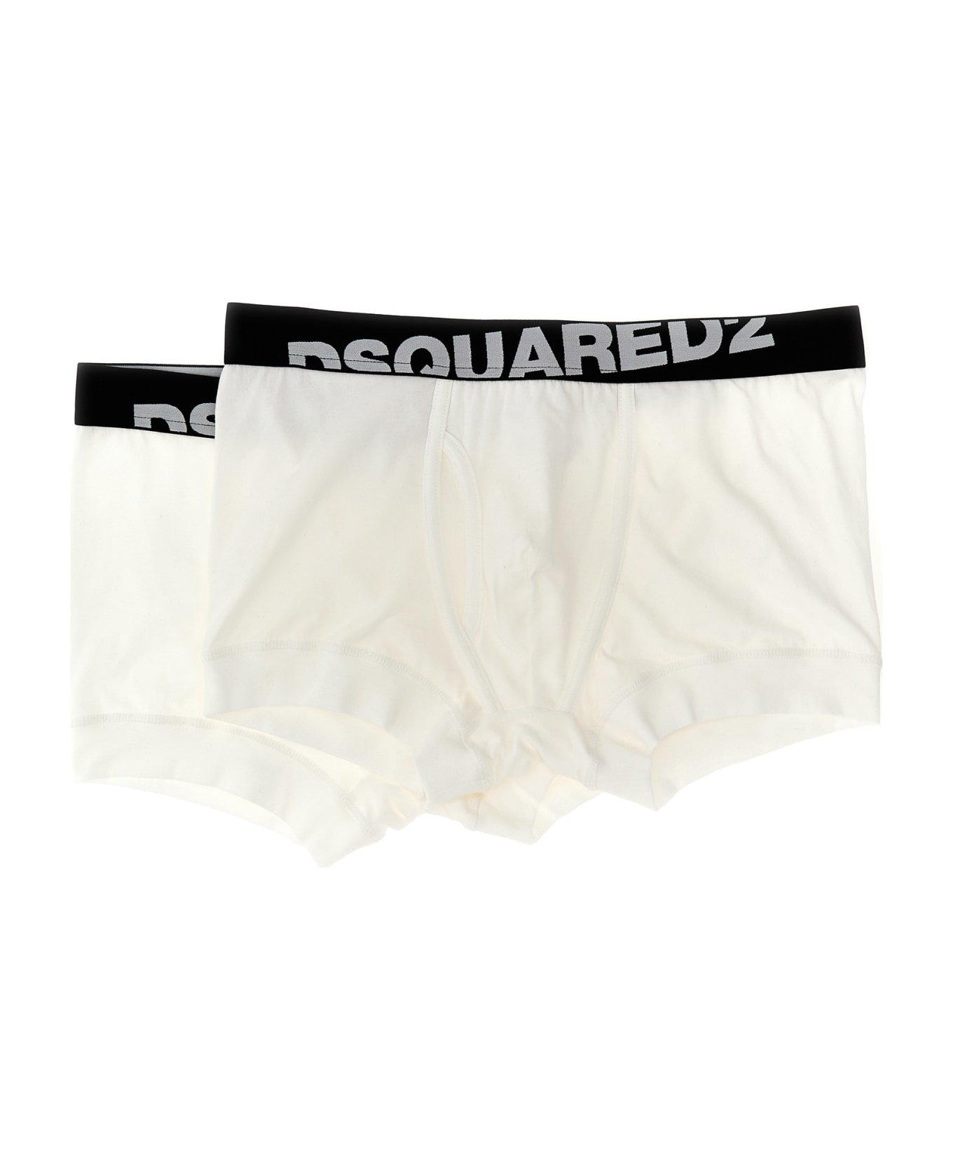 Dsquared2 2-pack Elastic Logo Boxer Shorts - White