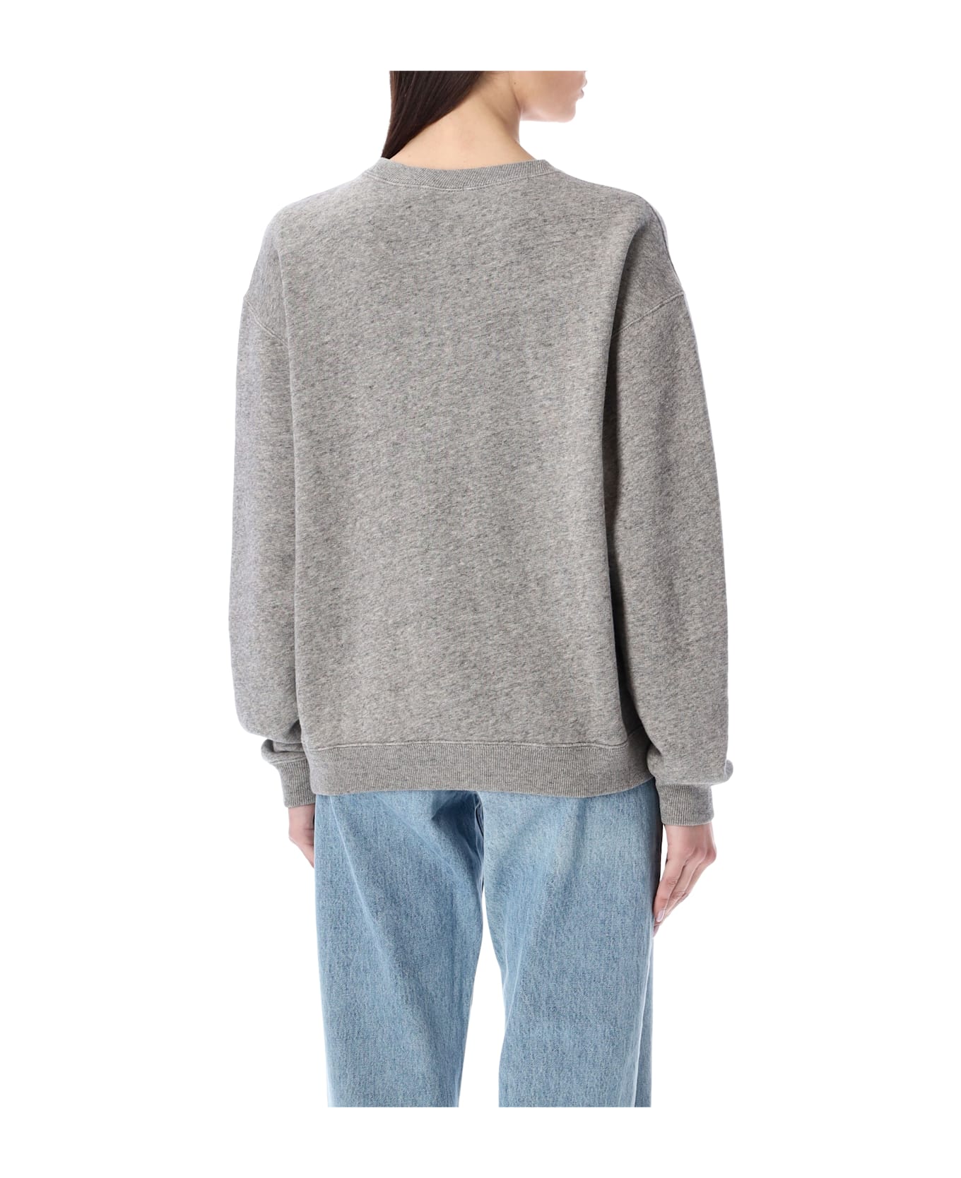 Polo Ralph Lauren Polo ralph lauren cotton fleece crewneck sweatshirt - DARK VINTAGE HEATER