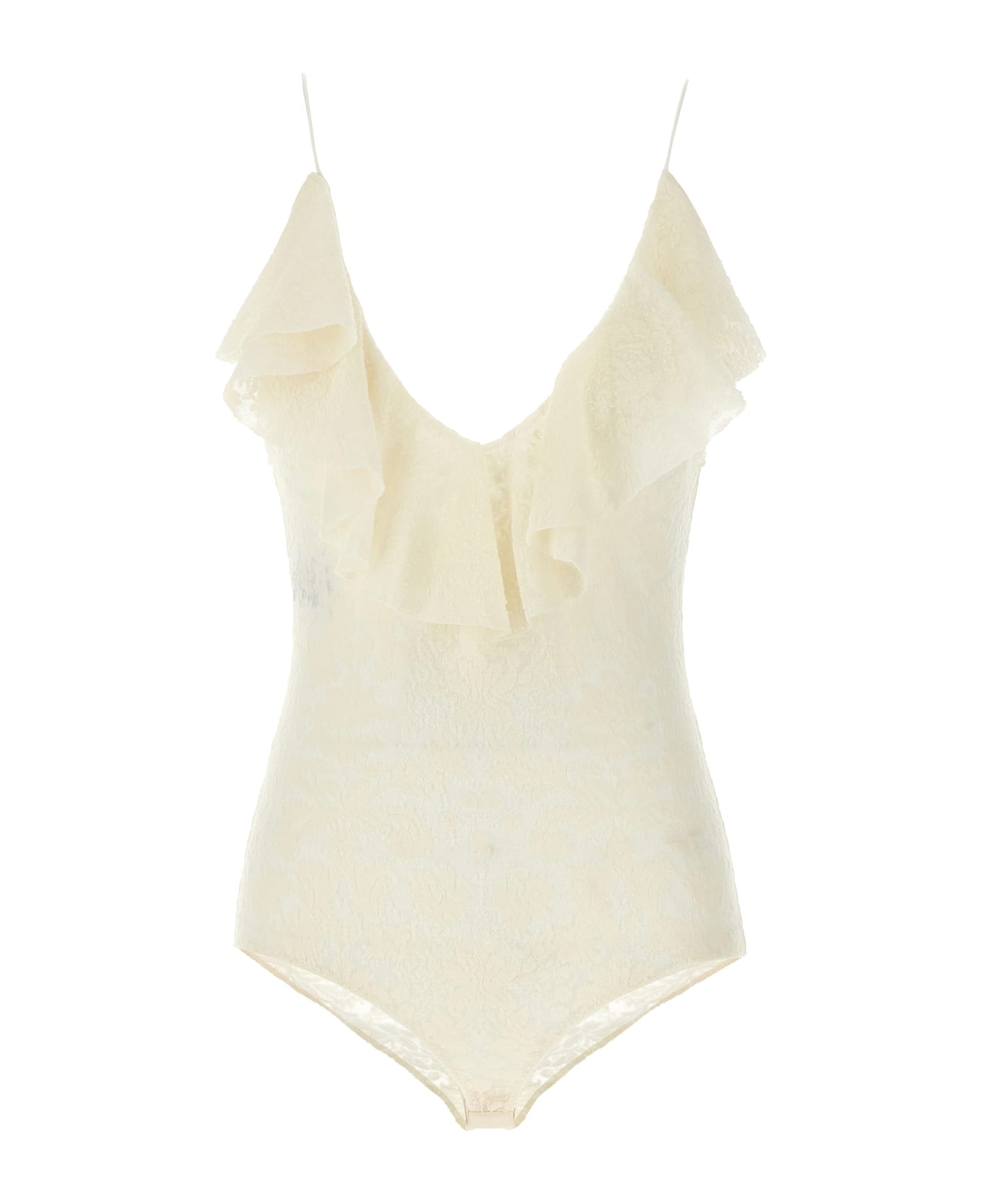 Philosophy di Lorenzo Serafini Lace Bodysuit - Avorio