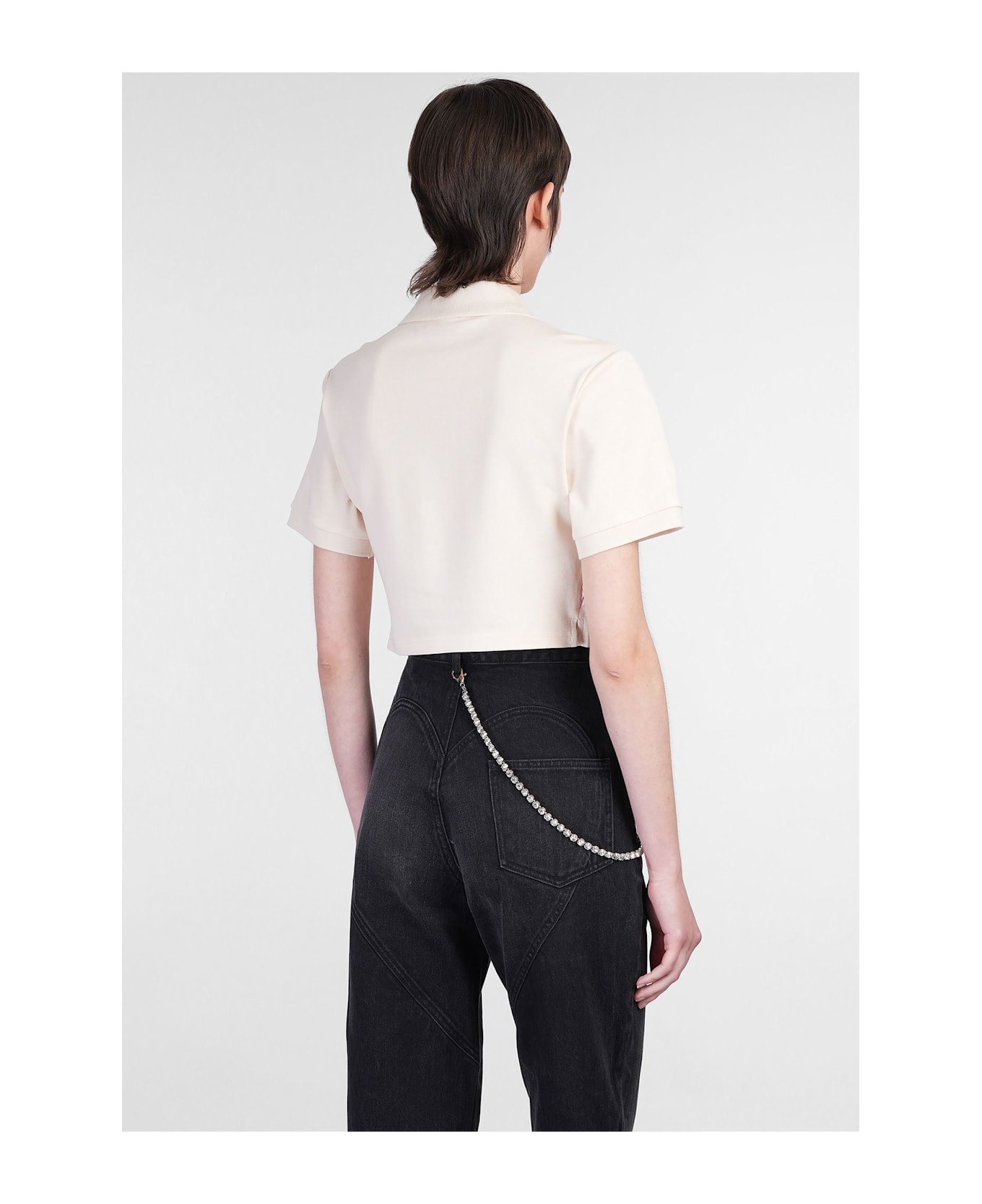 AREA Polo In Beige Cotton - beige