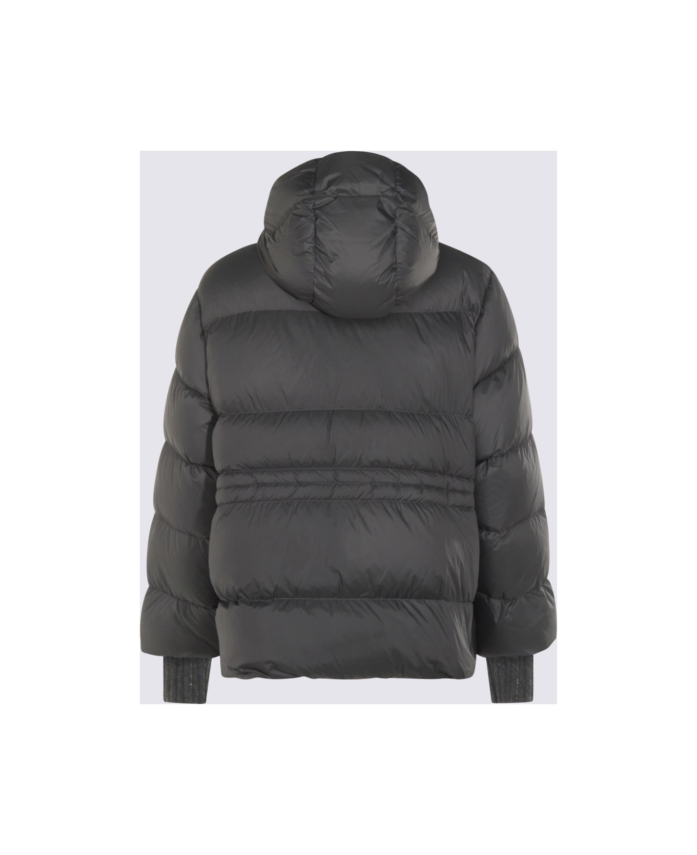 Fabiana Filippi Grey Down Jacket - Fumo