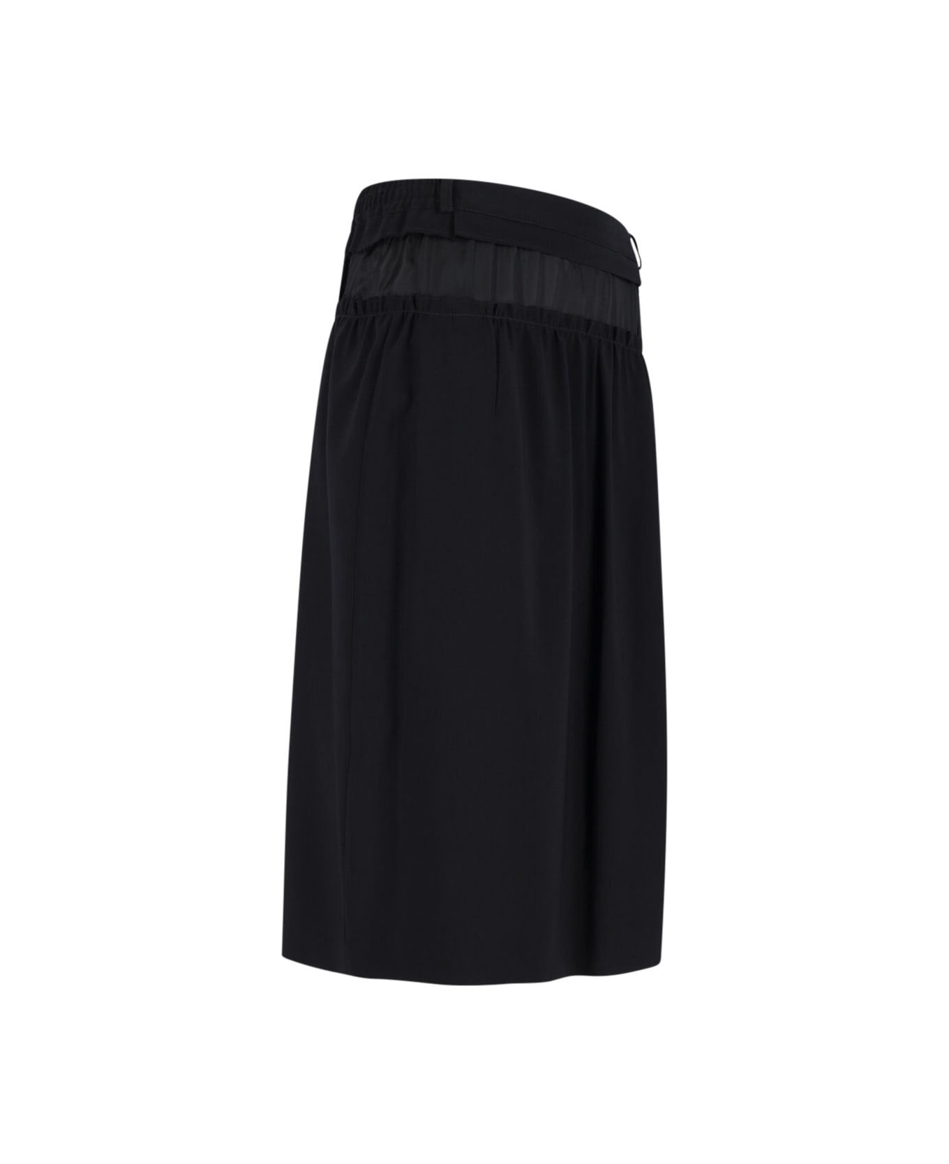 Maison Margiela 
four Stitches
 Midi Skirt - Black  