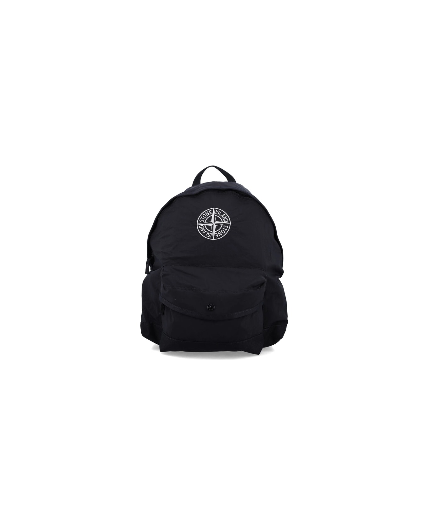 Stone Island Backpack - BLACK
