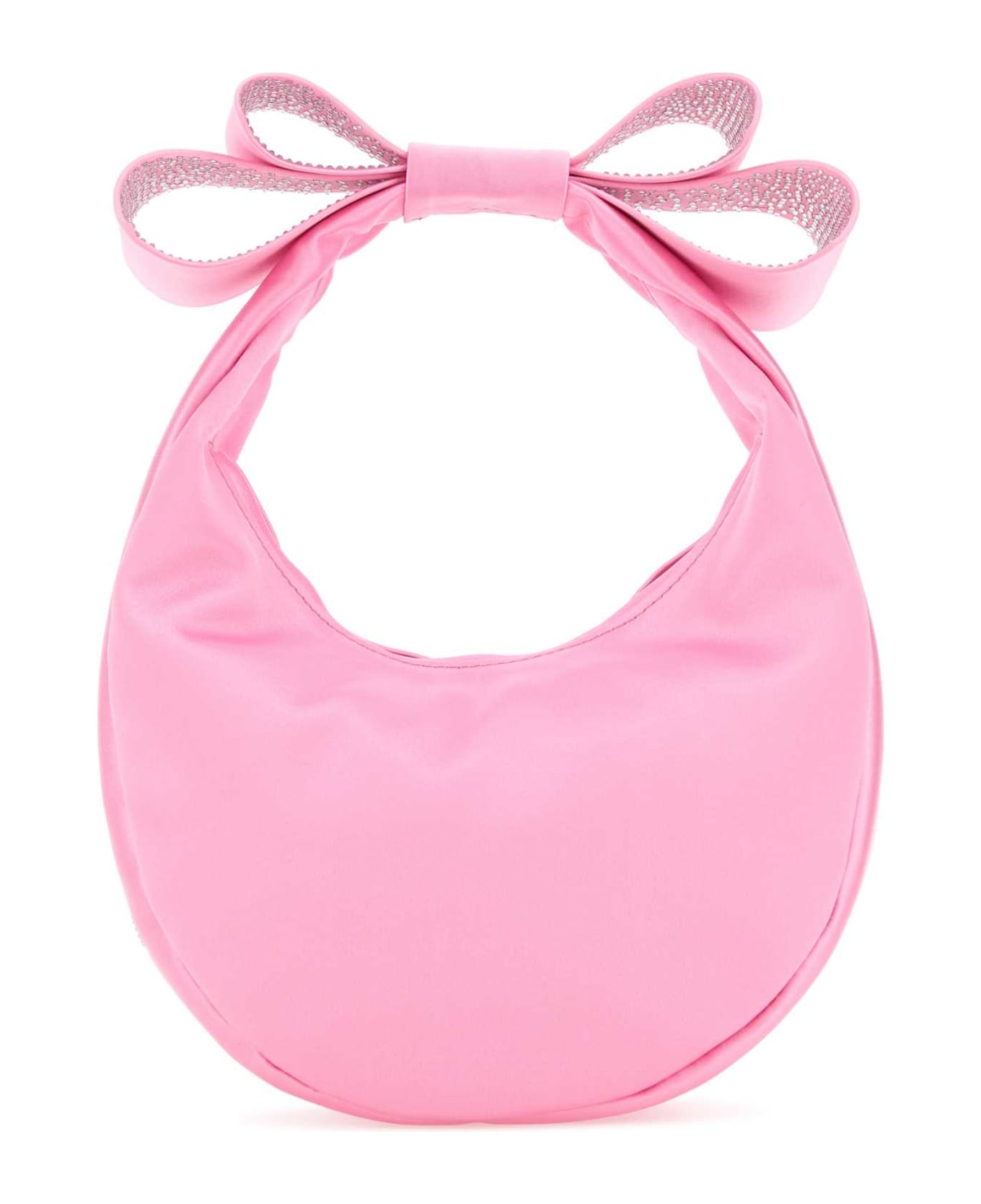 Mach & Mach Pink Satin Small Cadeau Handbag - PINK トートバッグ