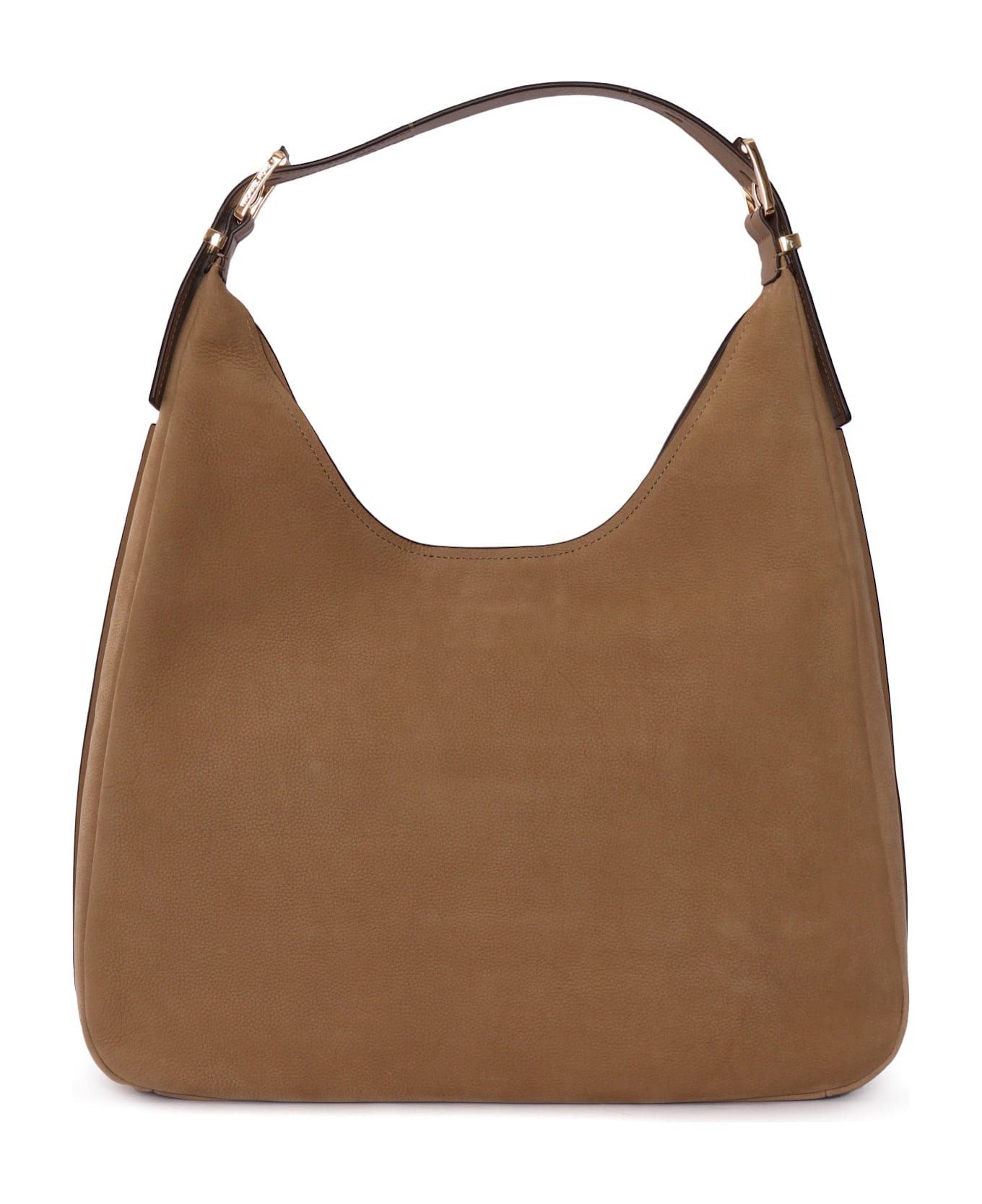 Michael Kors Lg Hobo Shldr - BROWN