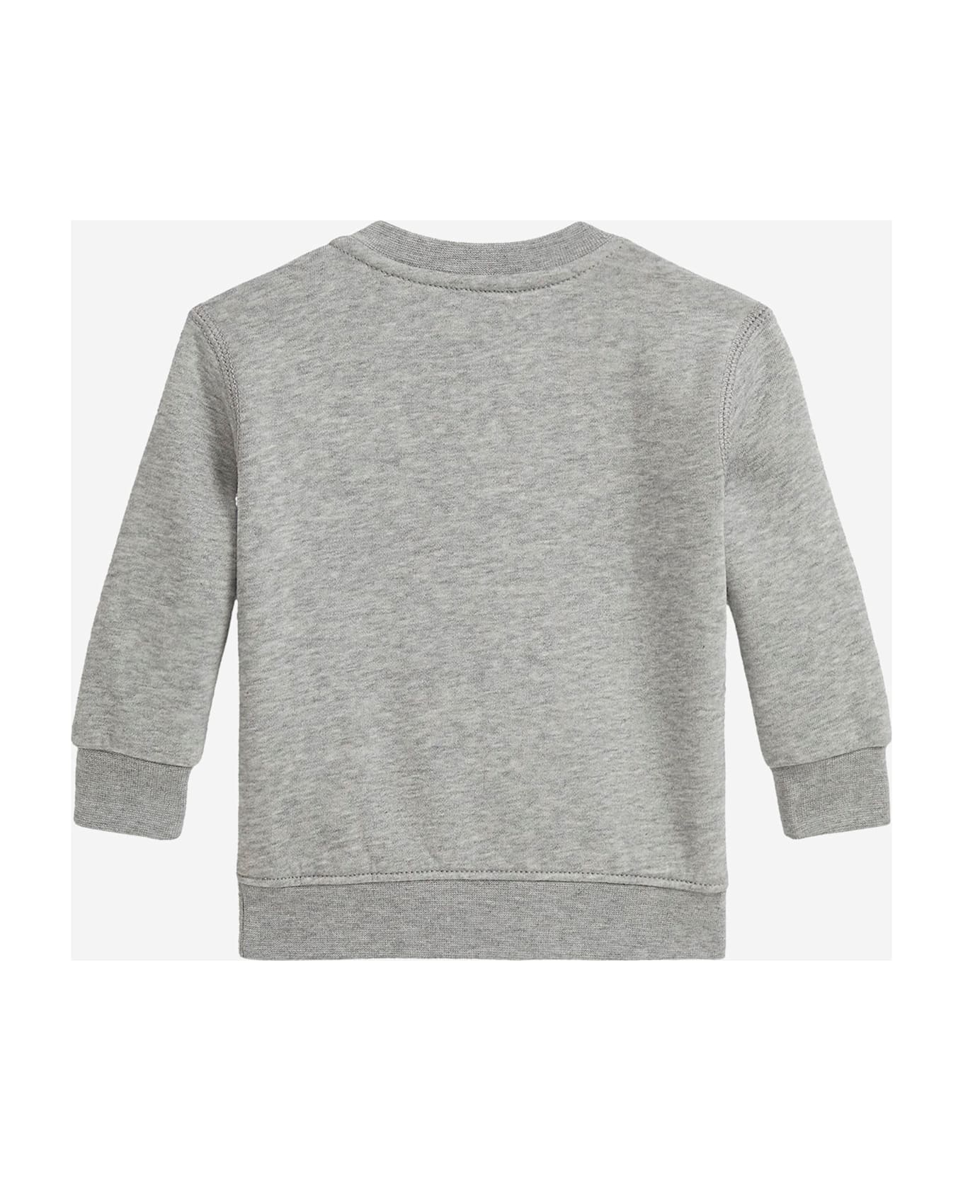 Polo Ralph Lauren Cotton T-shirt With Polo Bear Print - Grey