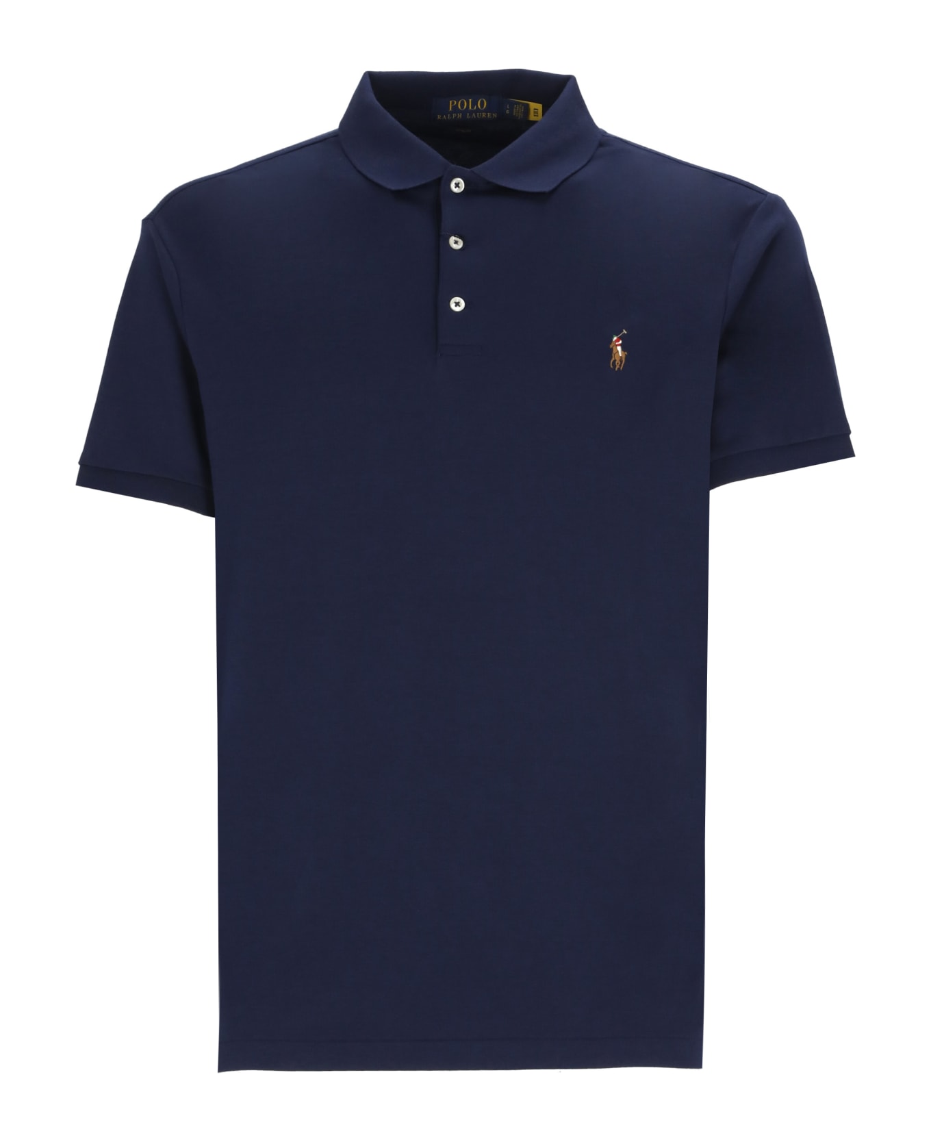 Ralph Lauren Embroidered Logo Polo Shirt - Blue