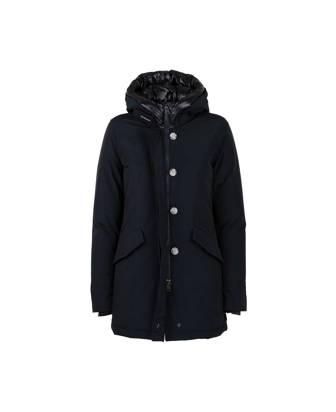 Woolrich Arctic Hooded Parka Coat - Blue