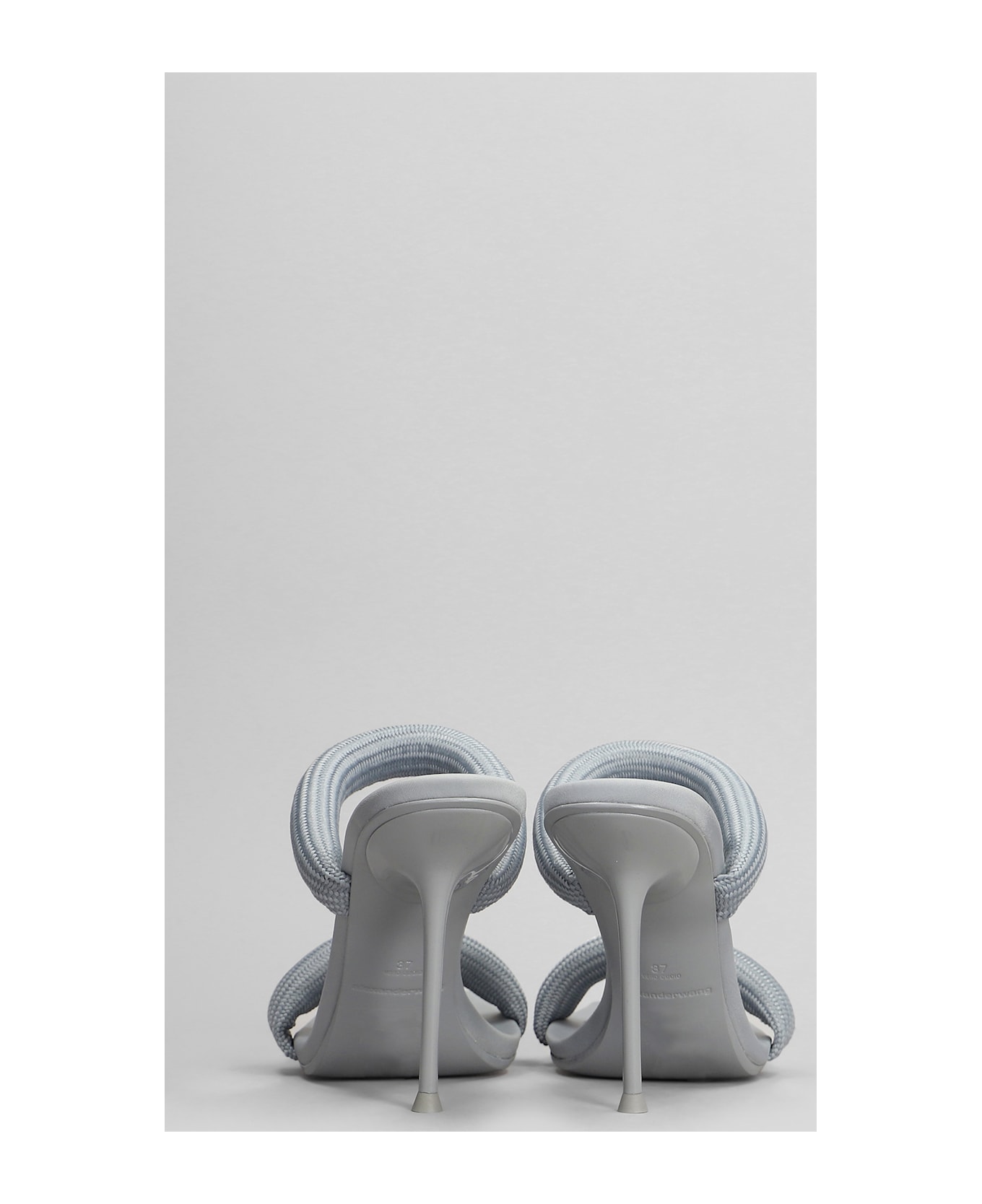 Alexander Wang Julie Slipper-mule In Grey Nylon - grey