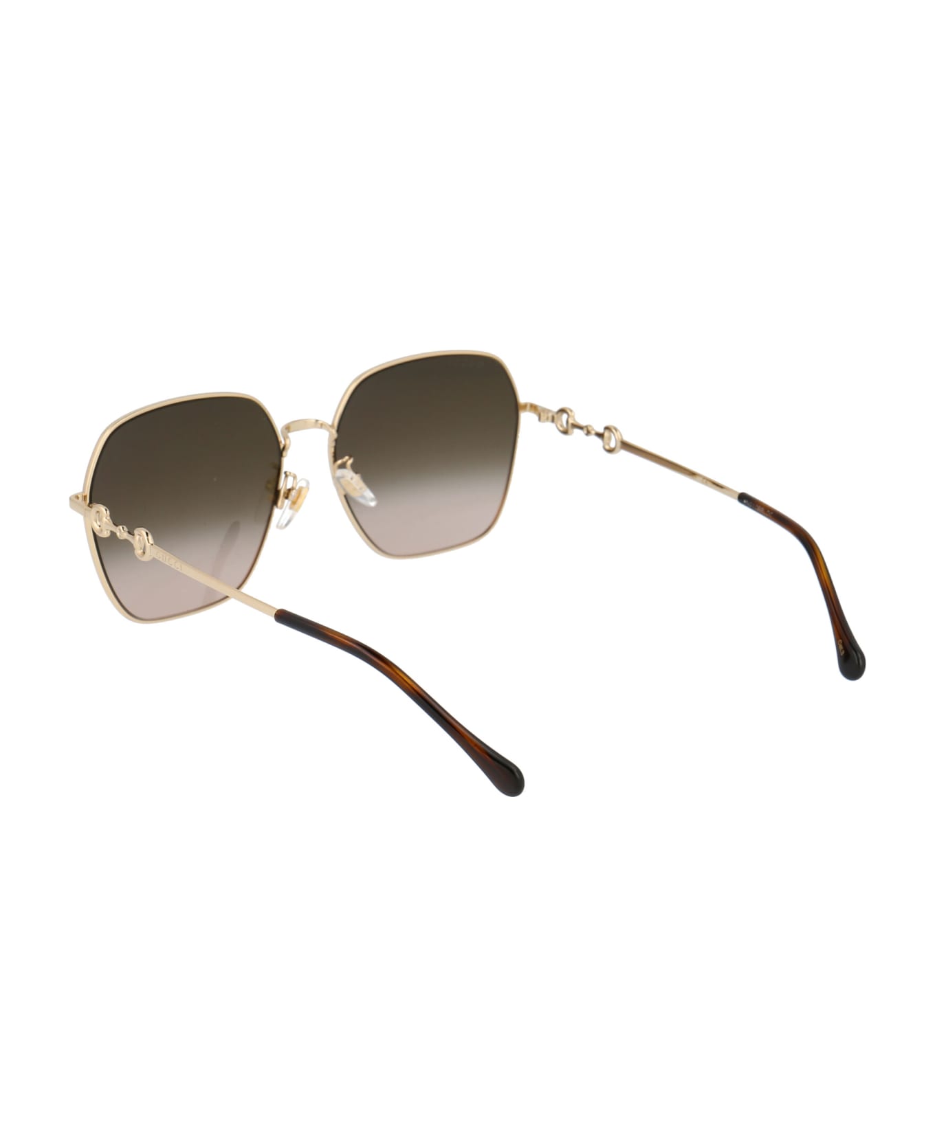 Gucci Eyewear Gg0882sa Sunglasses - 002 GOLD GOLD BROWN サングラス