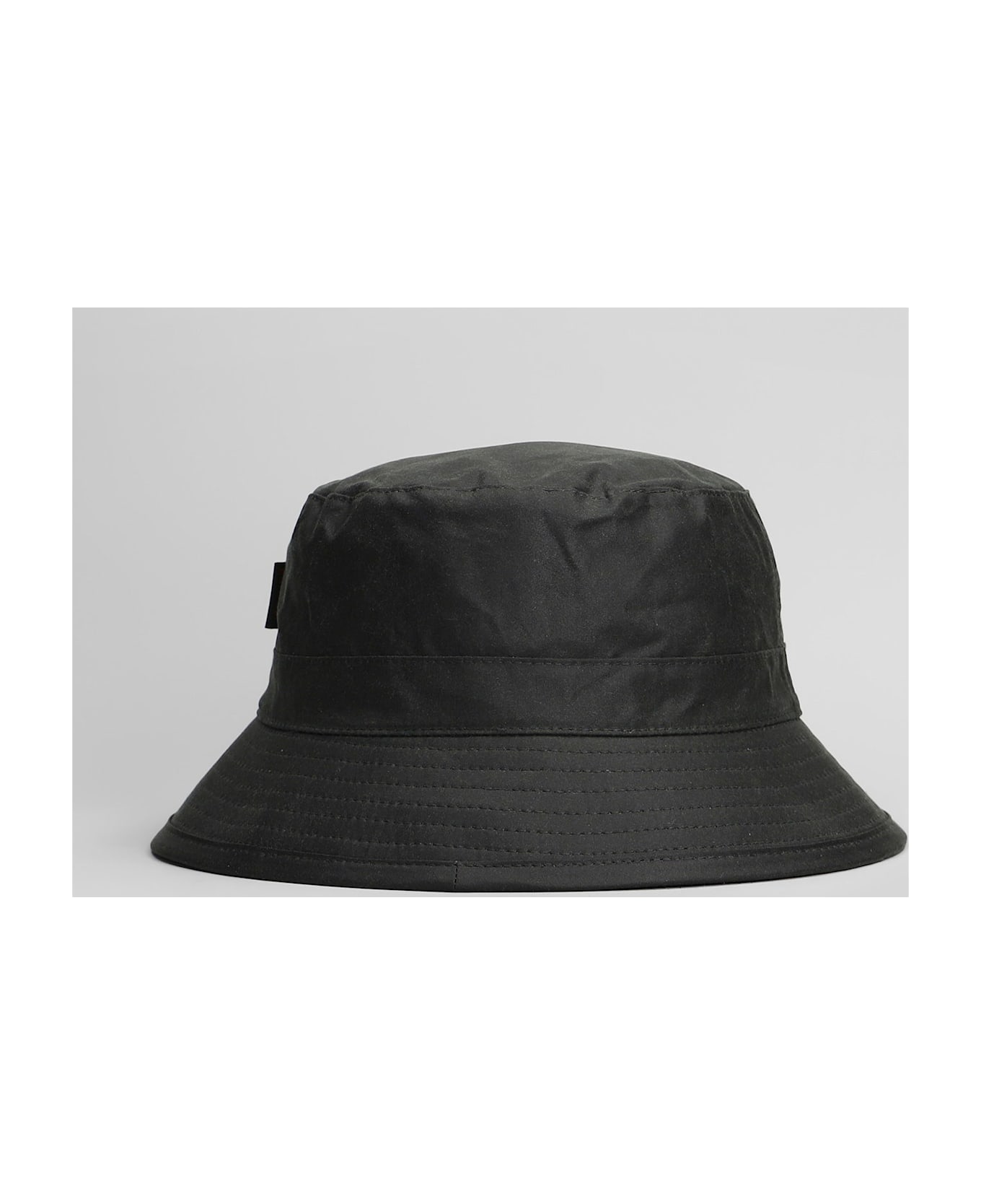 Barbour Wax Bucket Hats In Green Cotton - green