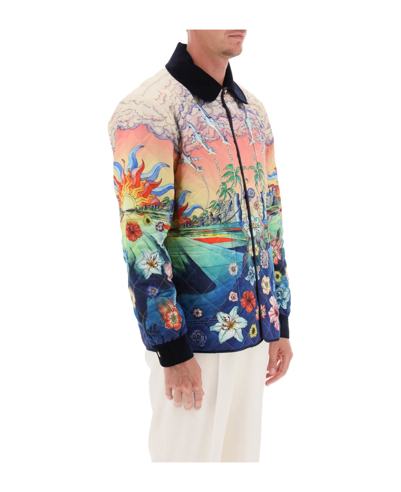 Casablanca Multicolor Polyester Jacket - Multicolour