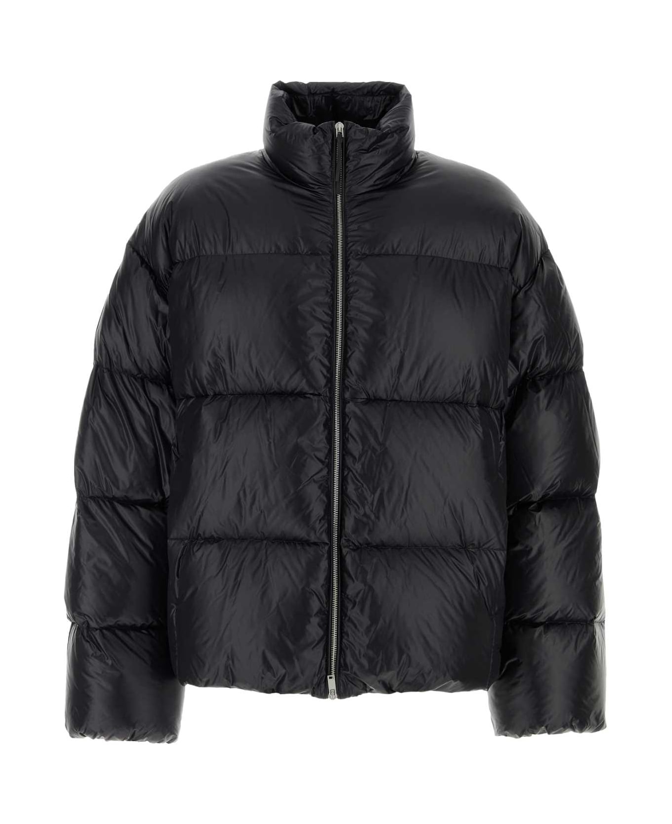 Jil Sander Black Nylon Down Jacket - BLACK