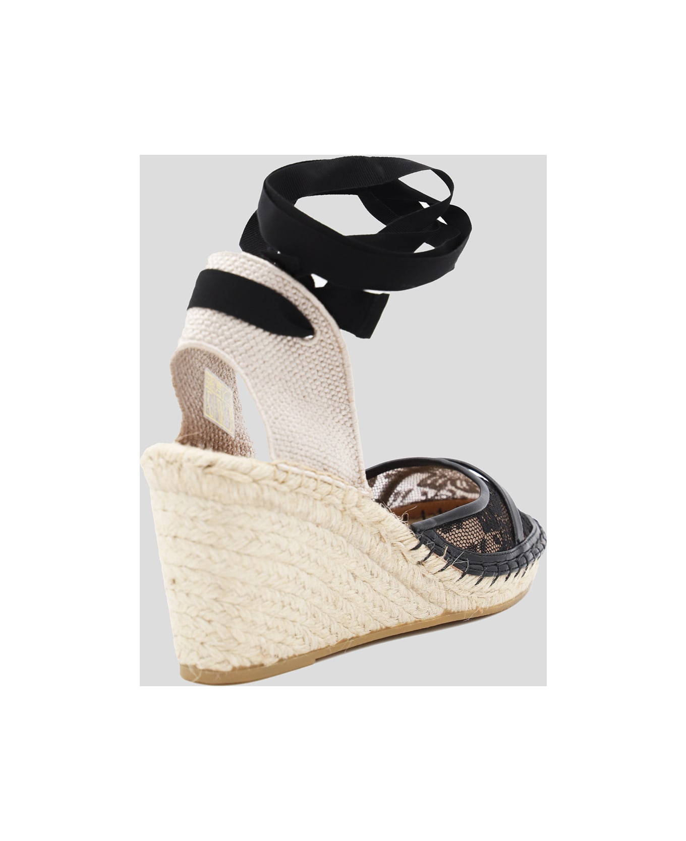 Malone Souliers Black Espadrillas - Black