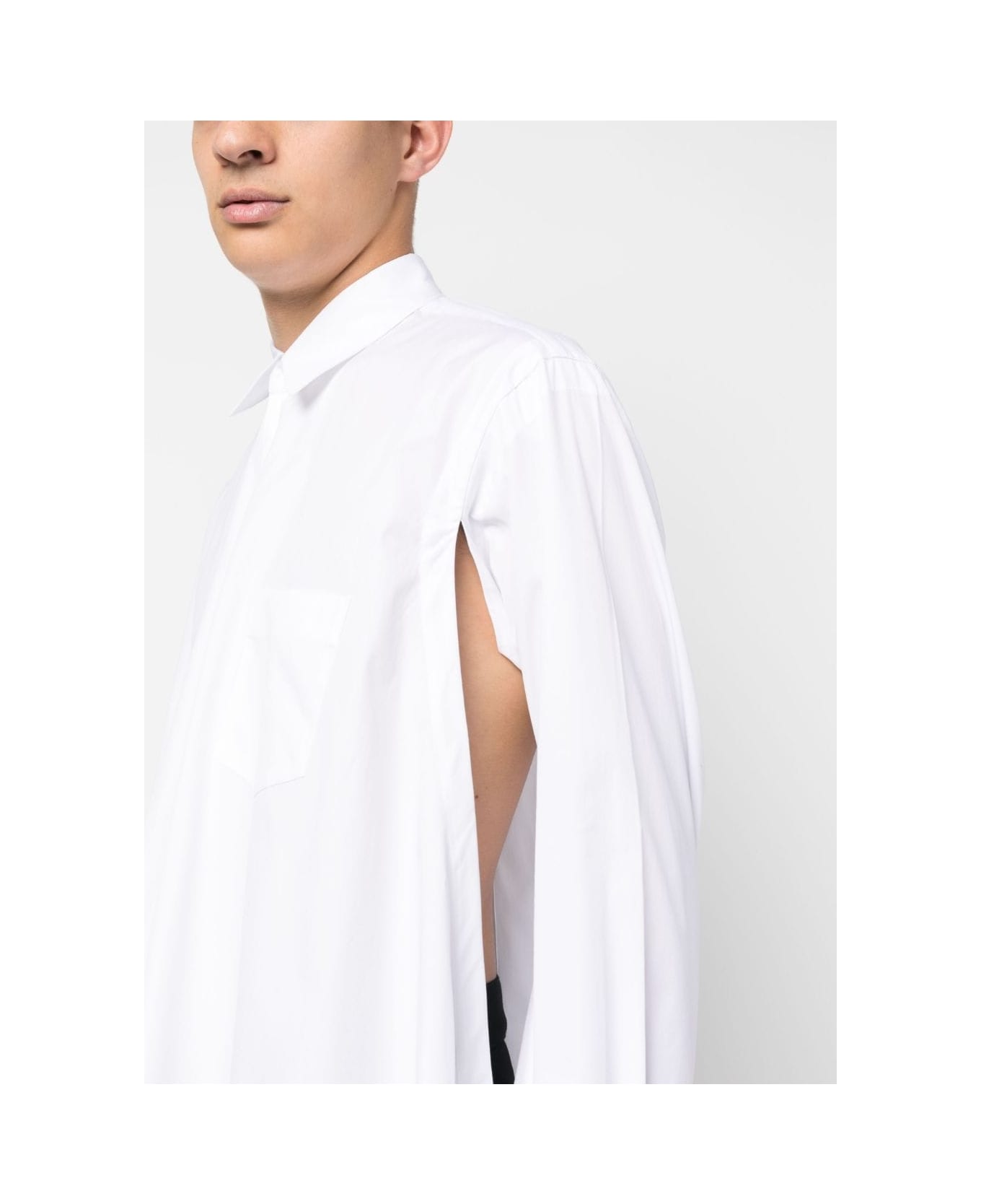 Comme des Garçons Cotton Shirt - White