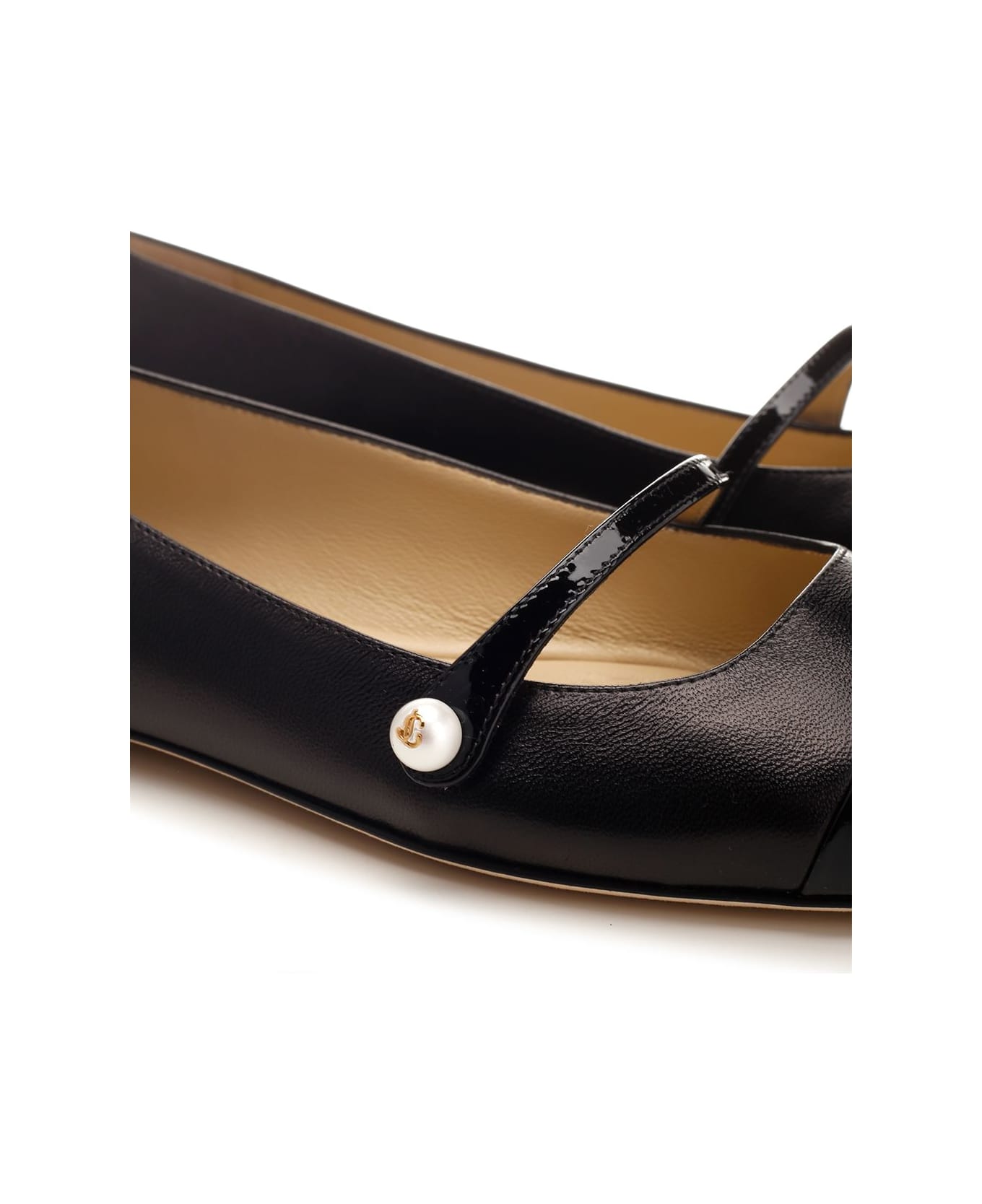 Jimmy Choo 'elisa' Flat - Black
