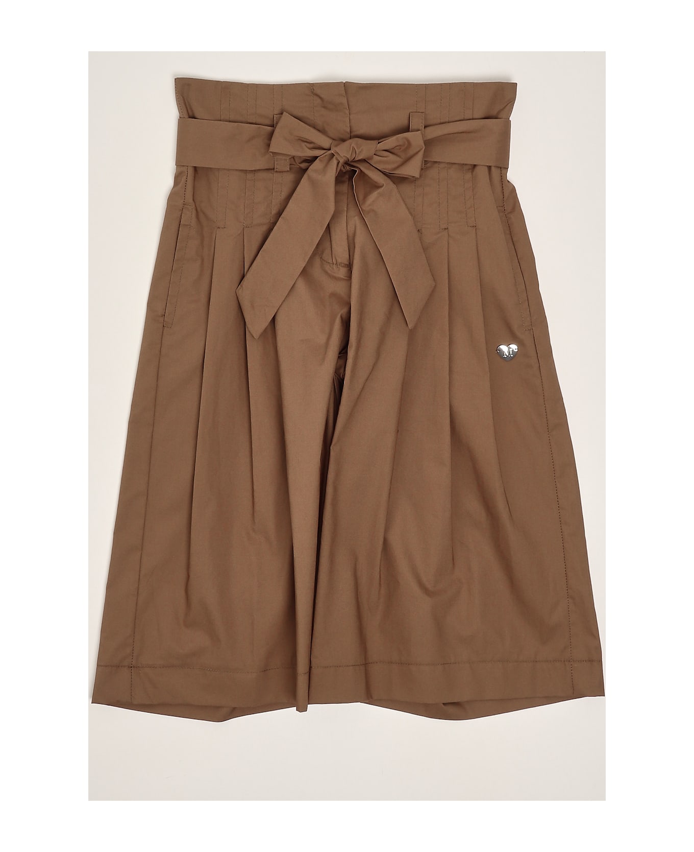 Monnalisa Trousers Trousers - MARRONE