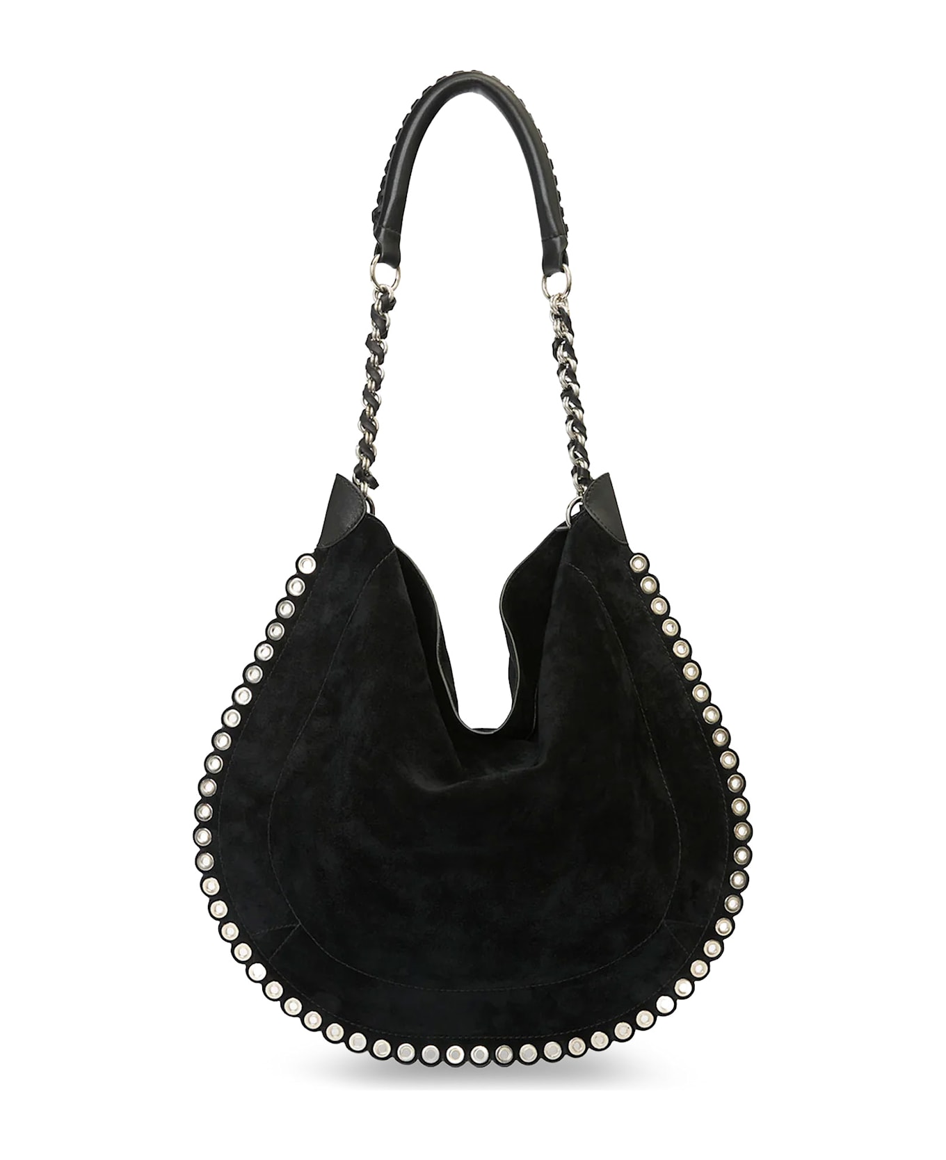Isabel Marant Oskan Suede Hobo Bag - Black