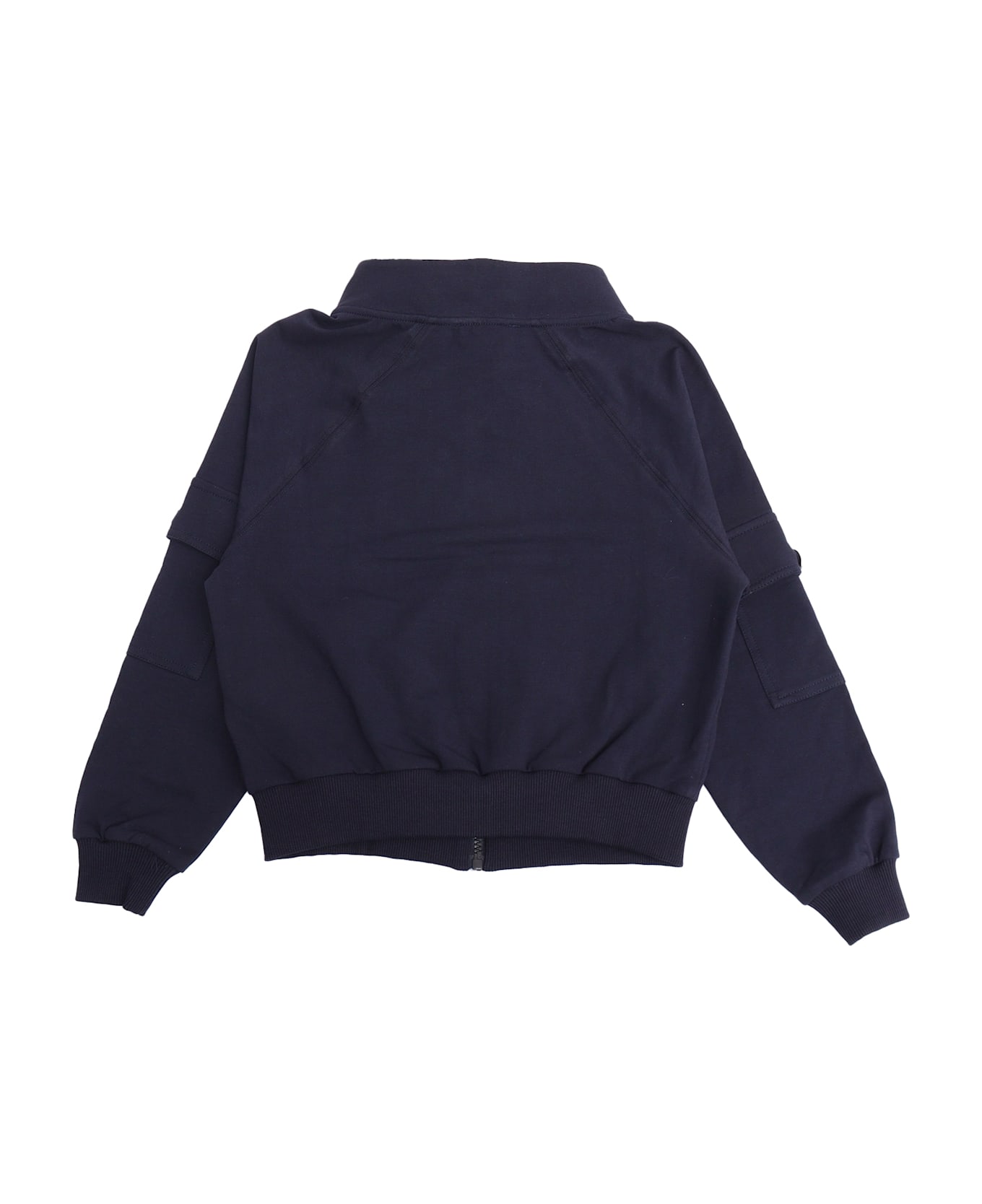 Monnalisa Sweatshirt With Pockets - BLUE