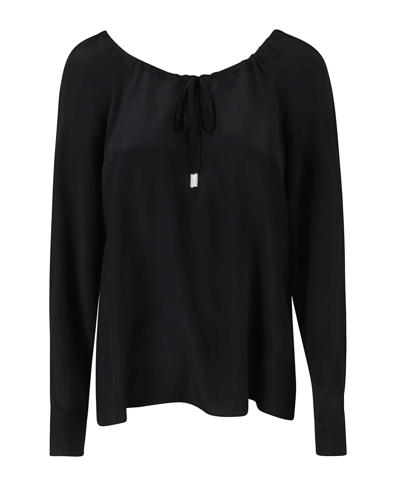 Boutique Moschino Boat Neck Blouse - Black