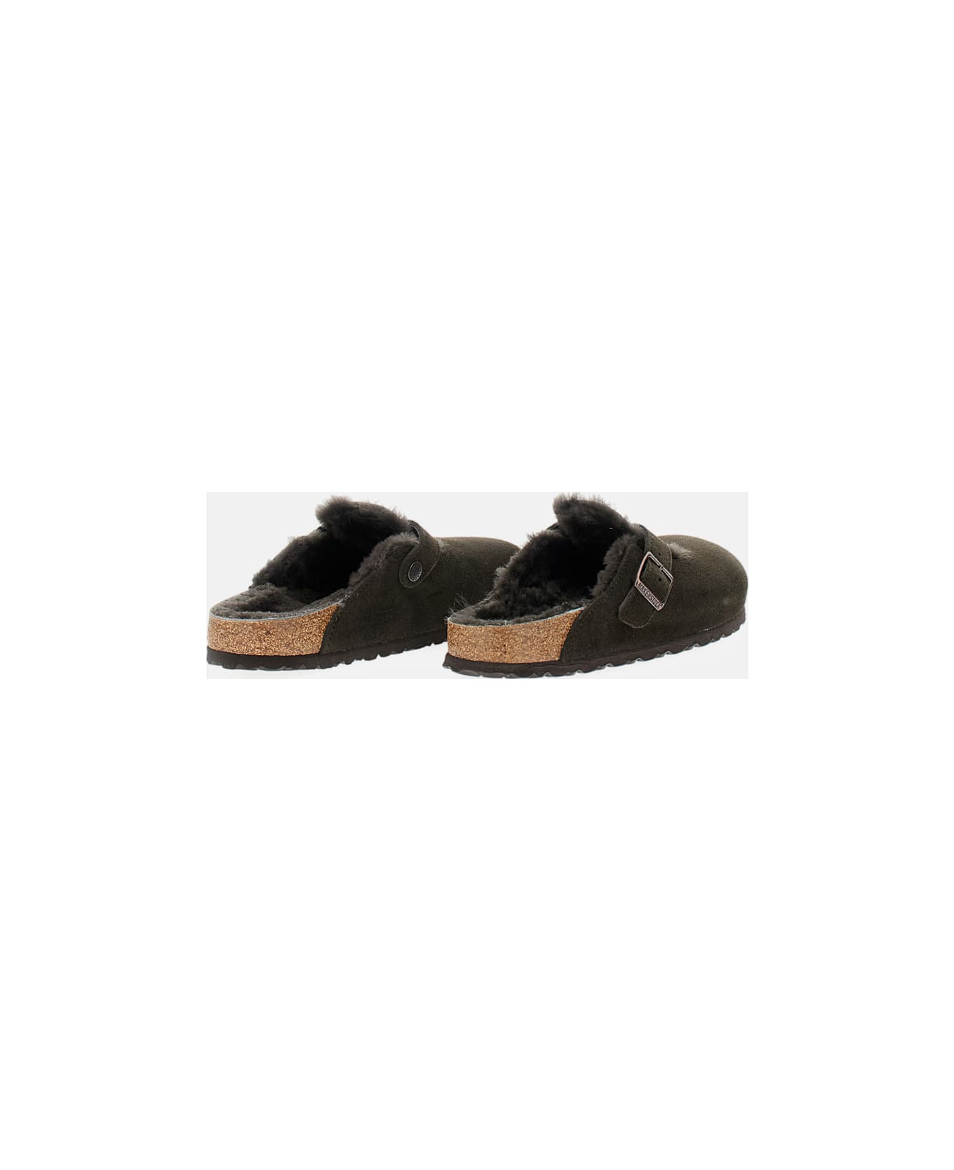 Birkenstock Boston Shearling Suede - Brown