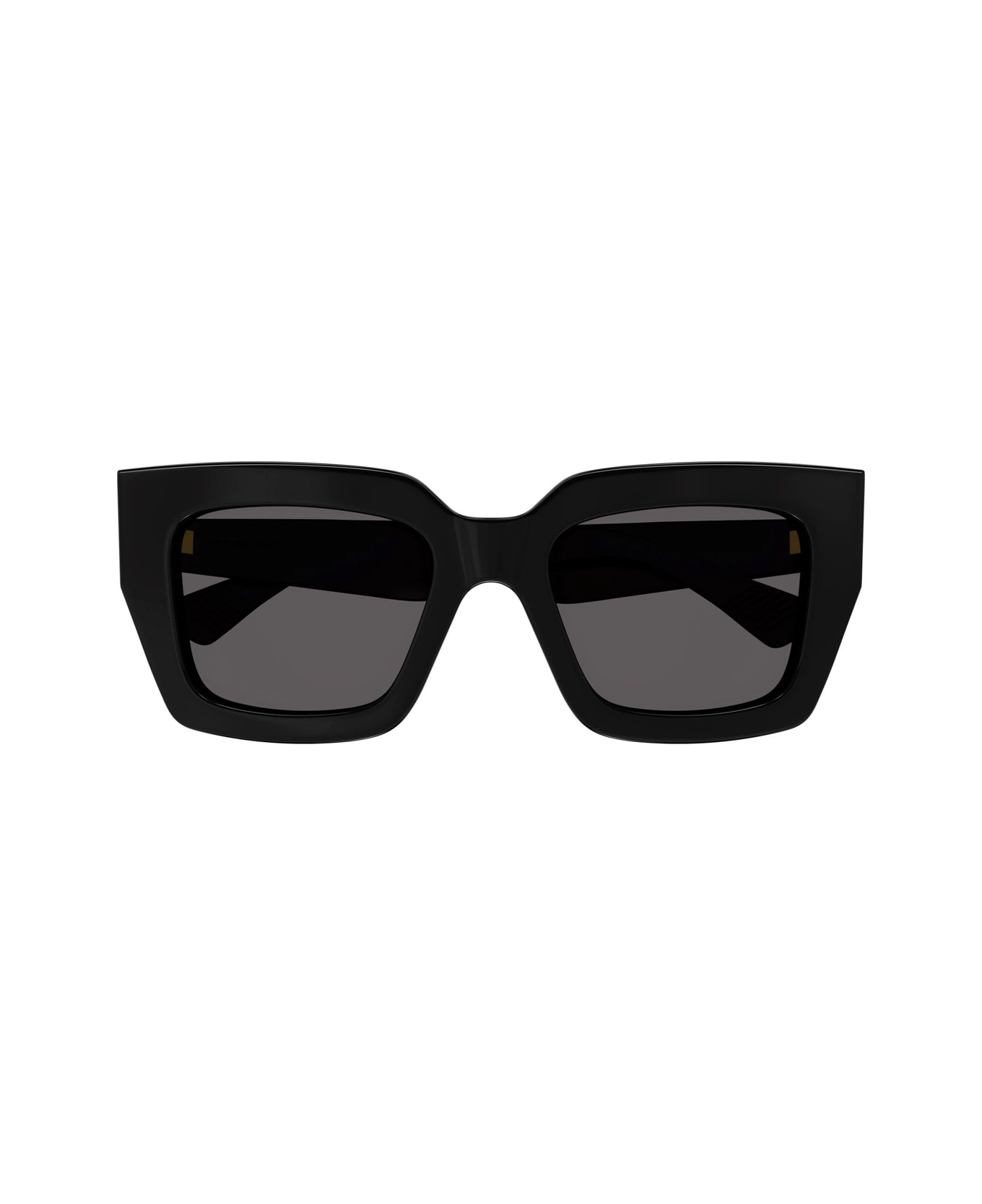 Bottega Veneta Eyewear Bv1212s Sunglasses Sunglasses - 001 BLACK BLACK GREY